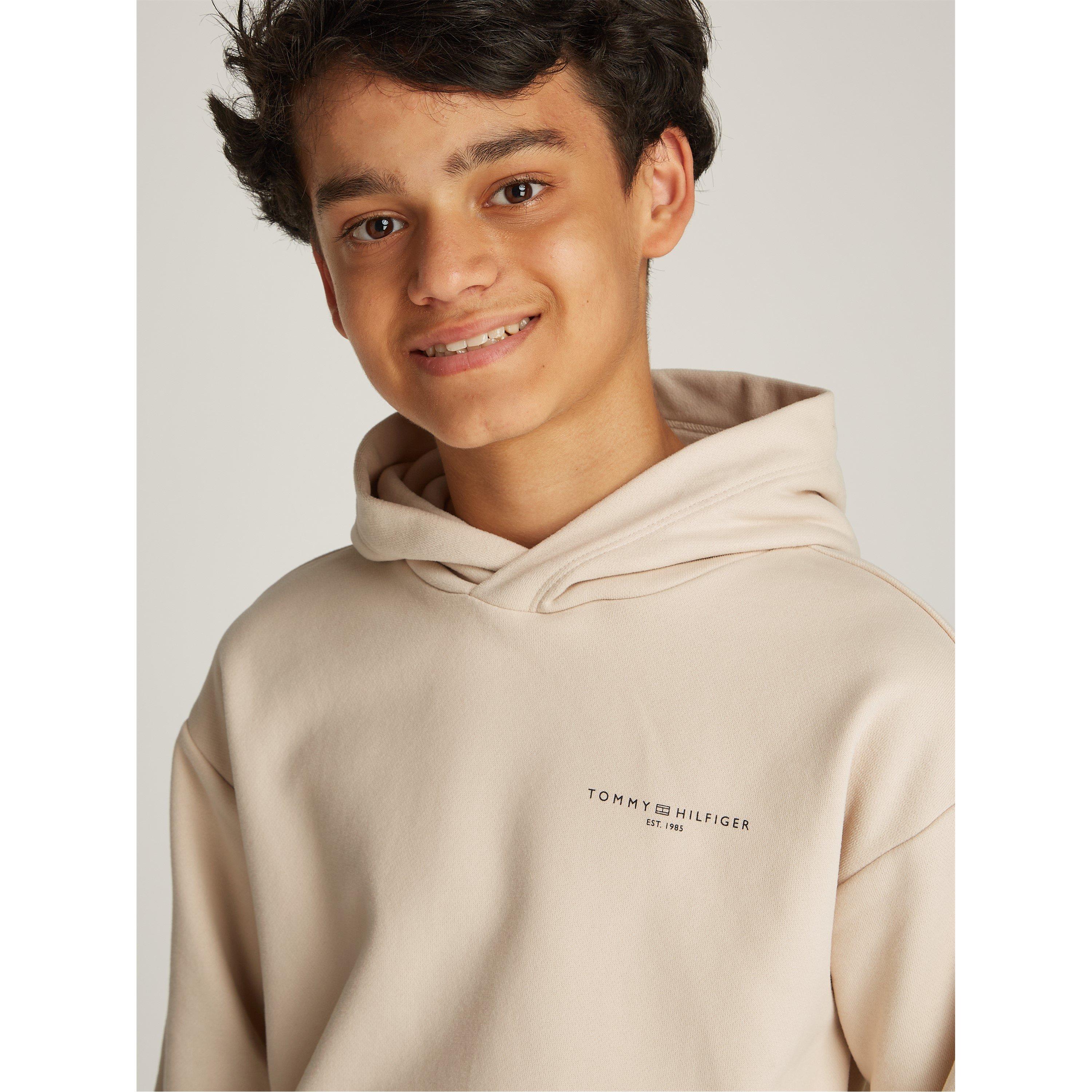 Beige ACI - Tommy Hilfiger - 1985 Mini Corp Logo Hoodie Juniors - 3