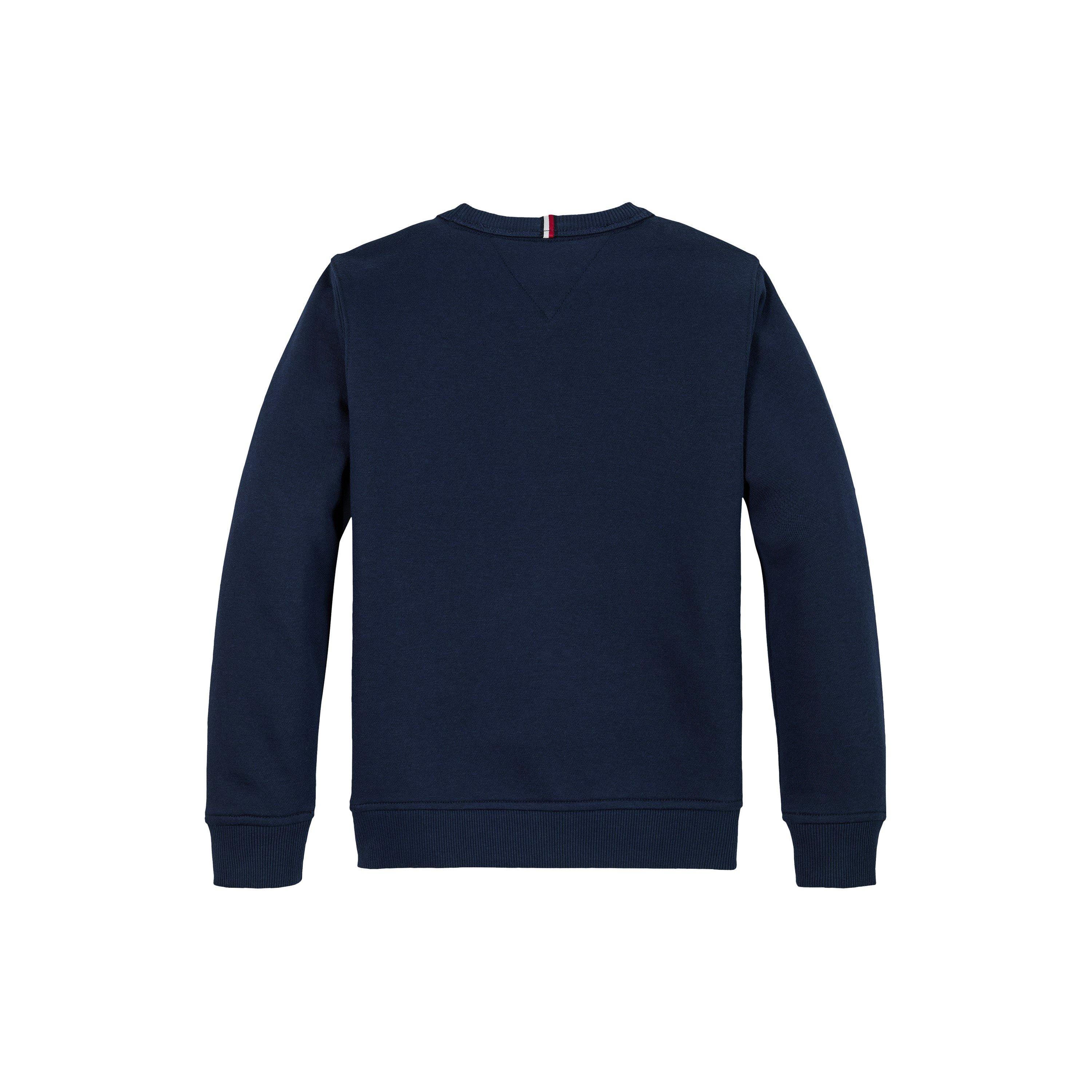 Navy C1G - Tommy Hilfiger - Kids' Monotype Label Crew Sweatshirt - 5