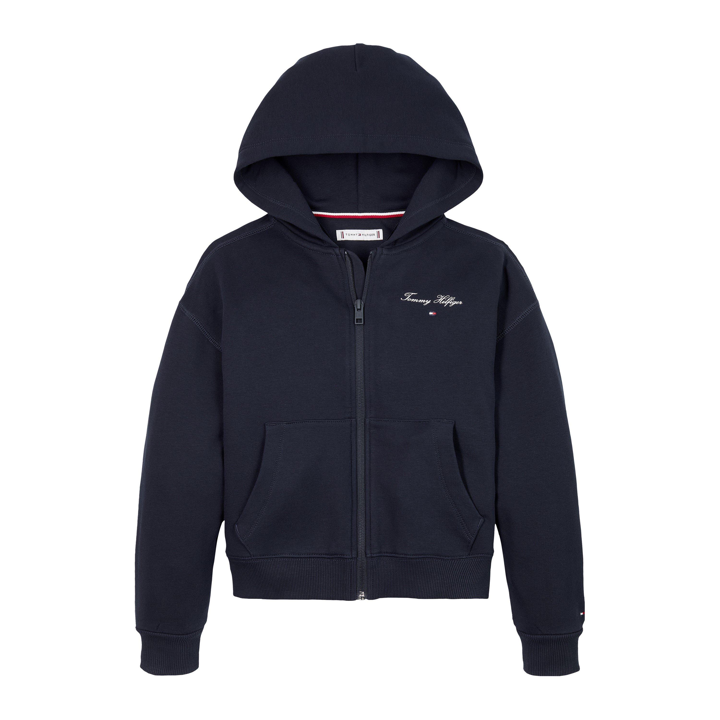 Tommy Hilfiger Kids' Varsity Zip Hoodie - Navy C1G - Size 10Y