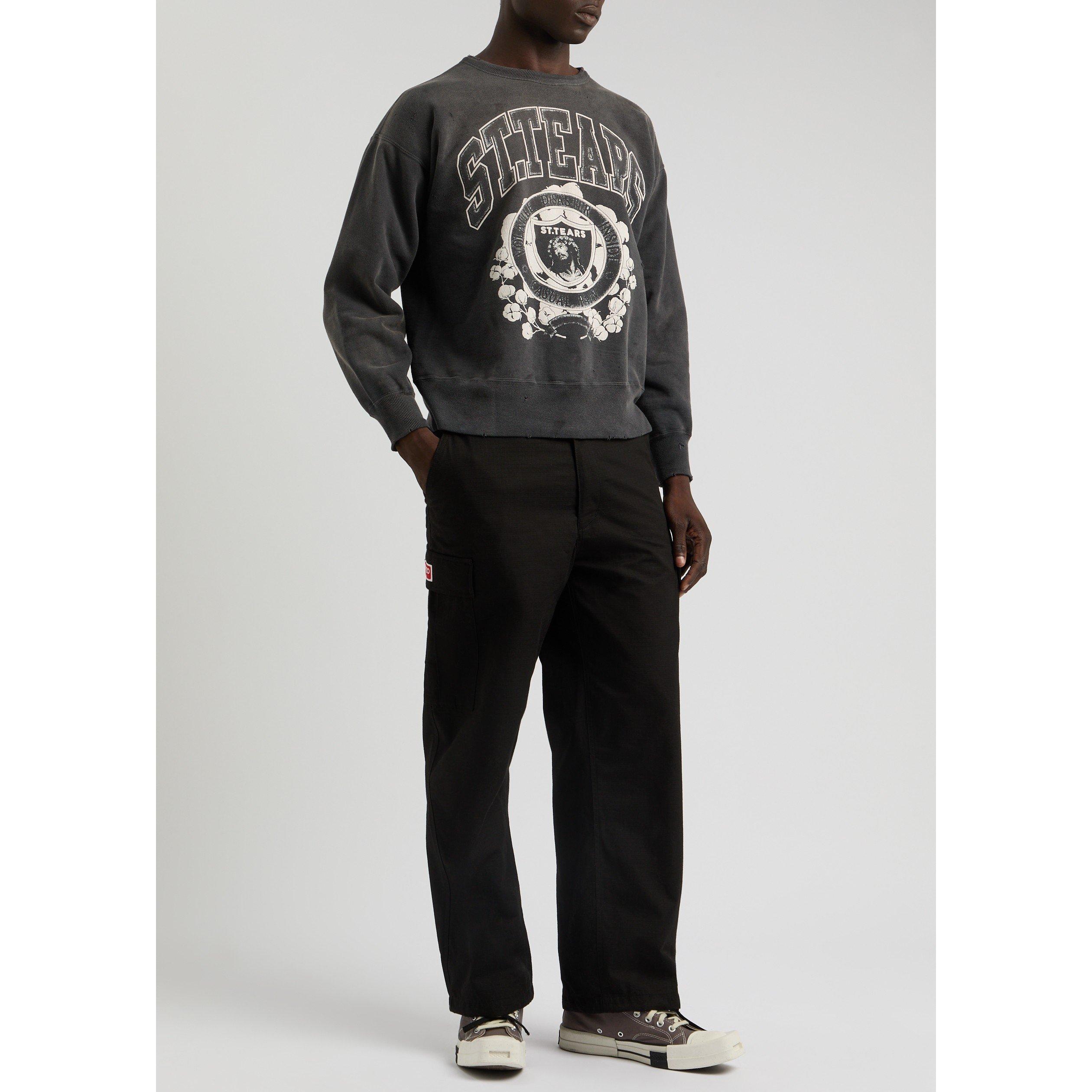 BLACK - SAINT MXXXXXX - SM X DENIM TEARS ST TEARS CREW - 5