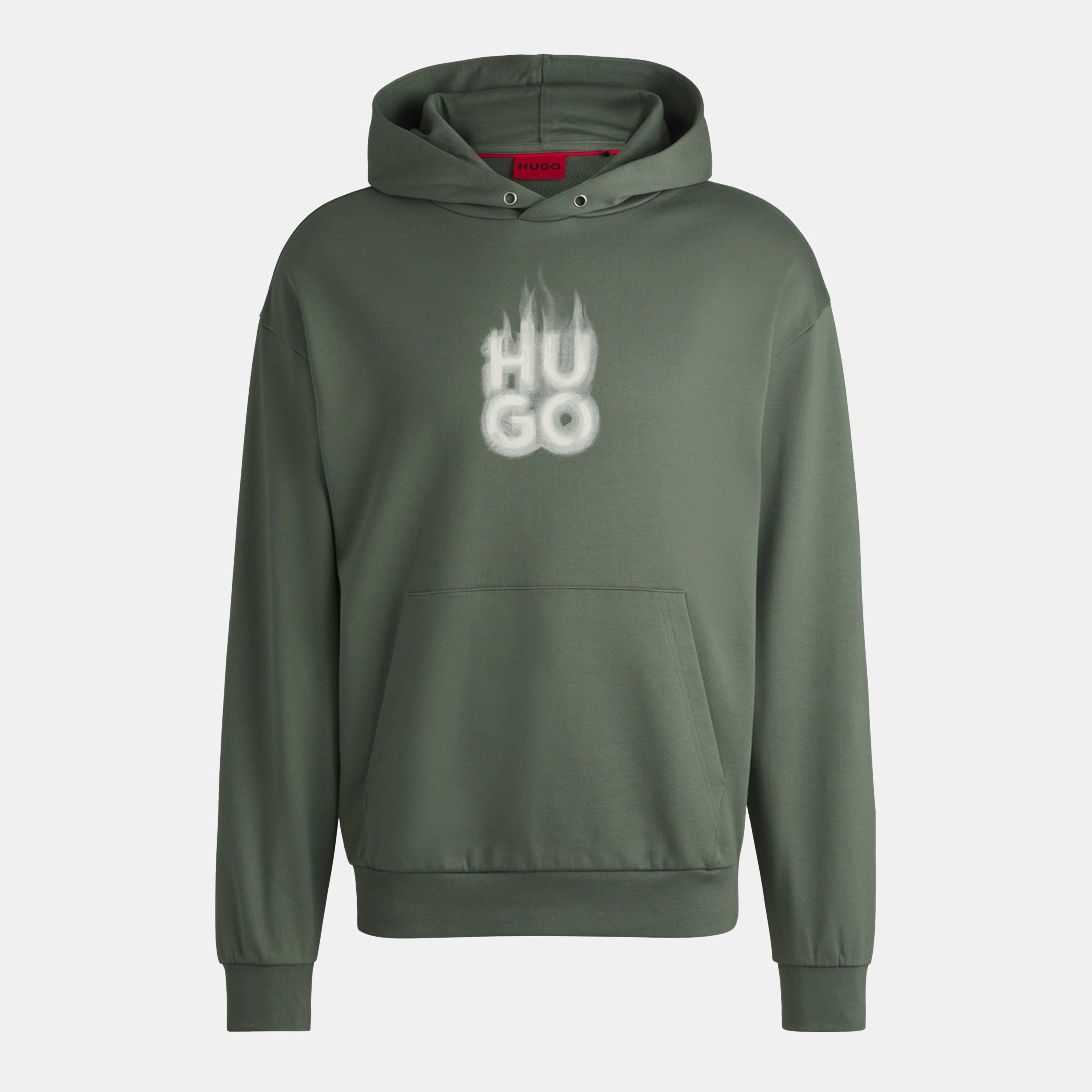 Open Green 343 - Hugo - Men's Defino Cotton Hoodie