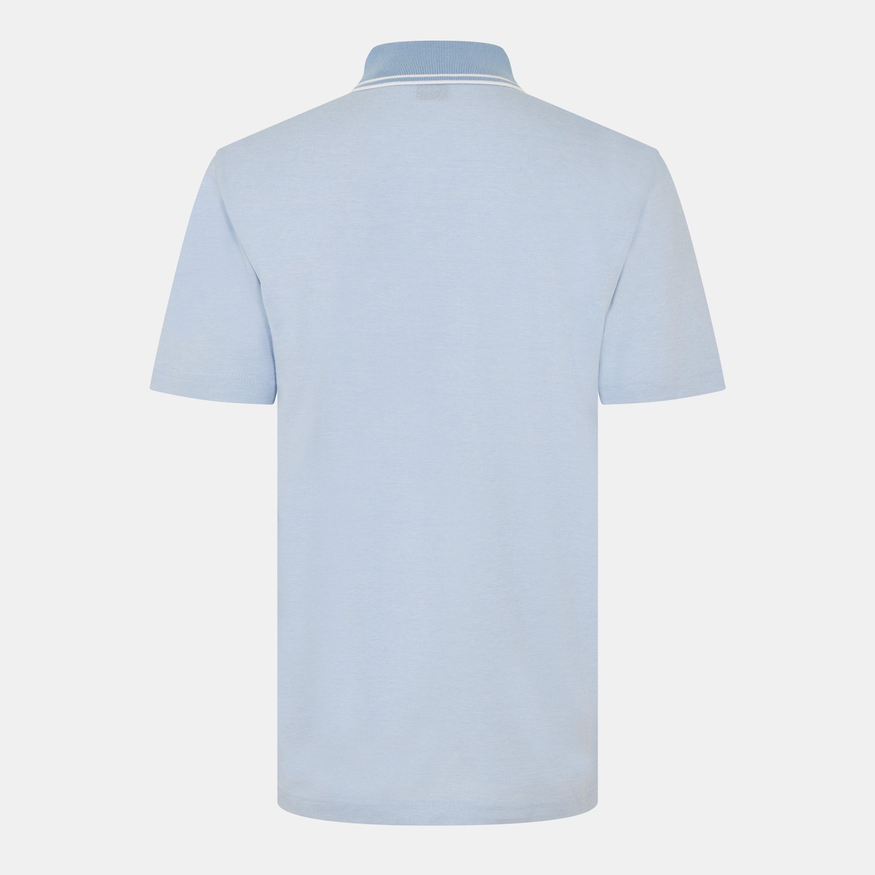 Open Blue - Boss - Mens BOSS ORANGE Short Sleeve Polo Shirt (Peoxfordnew) - 2