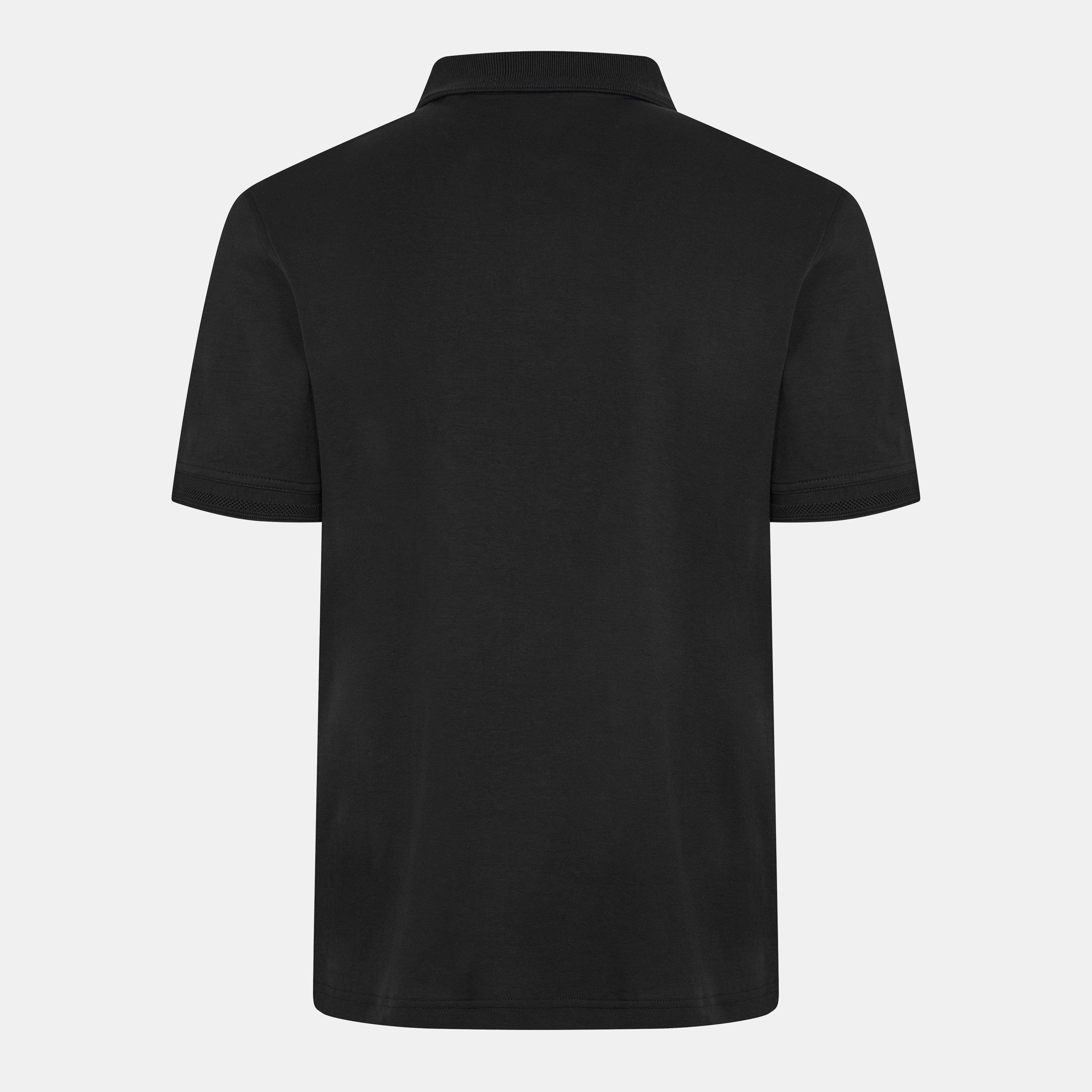 Black 001 - Boss - Men's PeInterlock Short-Sleeve Polo Shirt - 2
