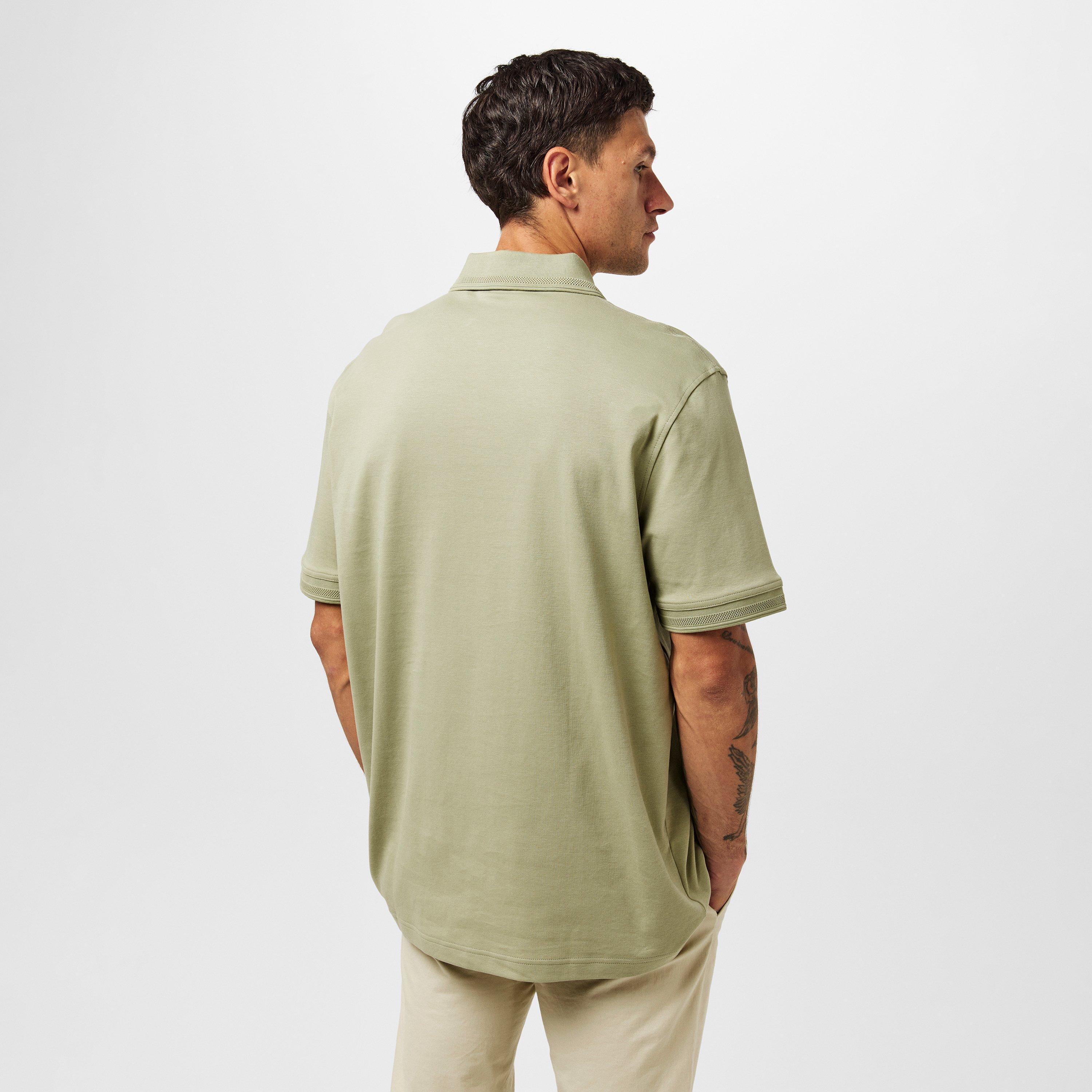 Open Green 370 - Boss - Men's PeInterlock Short-Sleeve Polo Shirt - 4