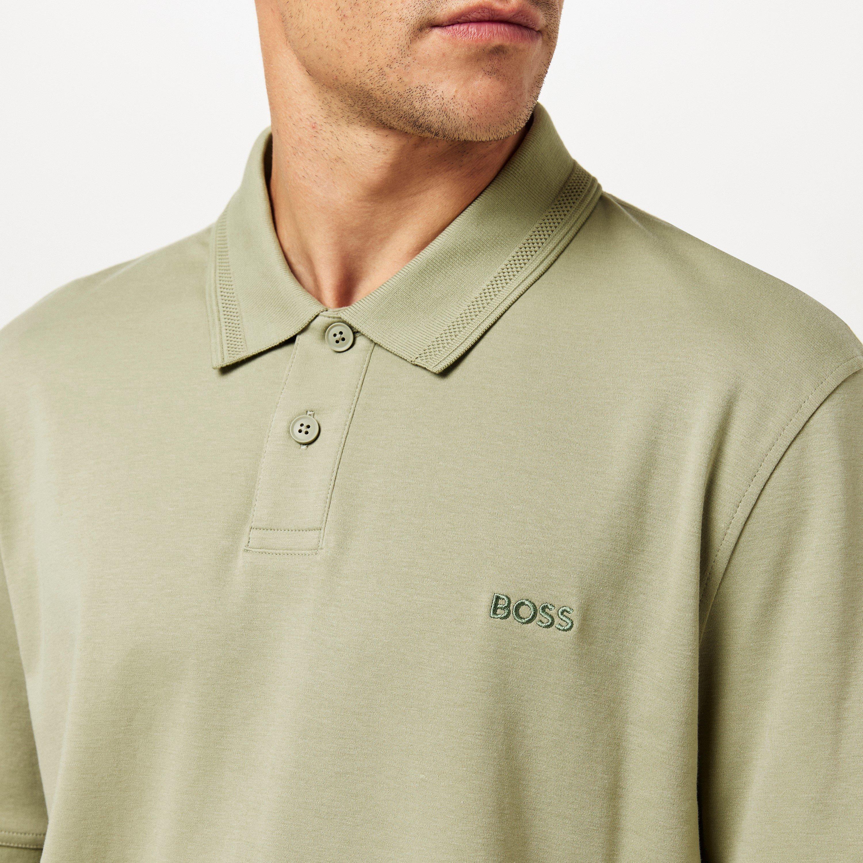 Open Green 370 - Boss - Men's PeInterlock Short-Sleeve Polo Shirt - 5