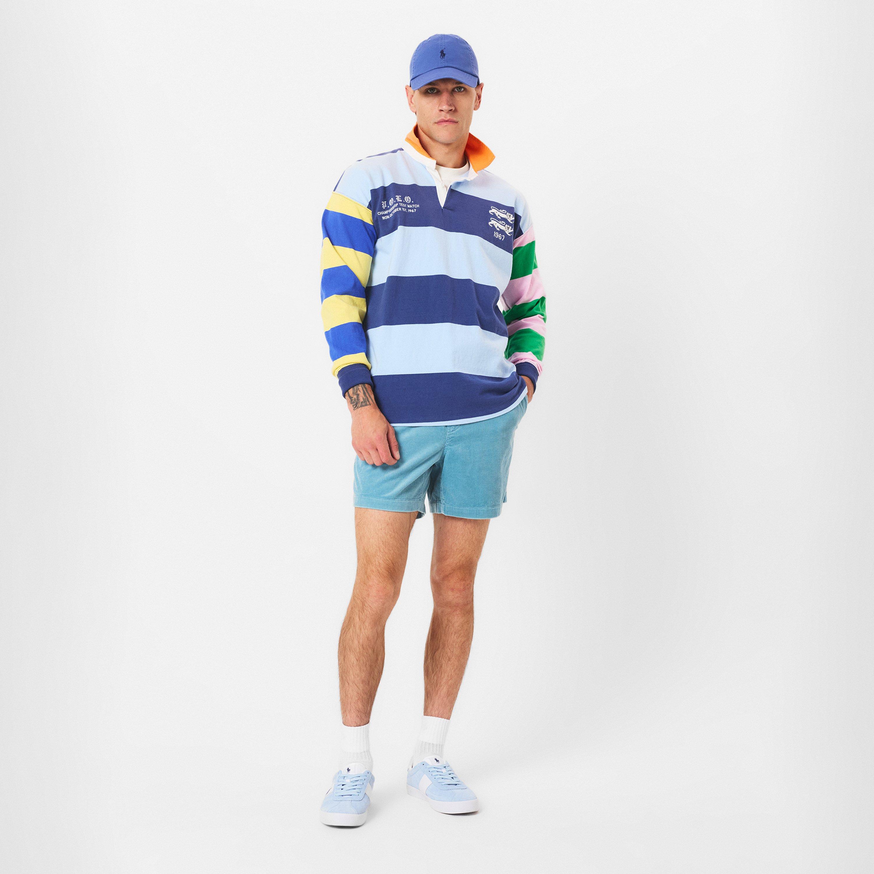 Newport Navy - Polo Ralph Lauren - Men's Multi-Stripe Rugby Polo Shirt - 6