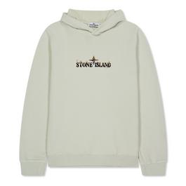 Stone Island Logo Hoodie Juniors