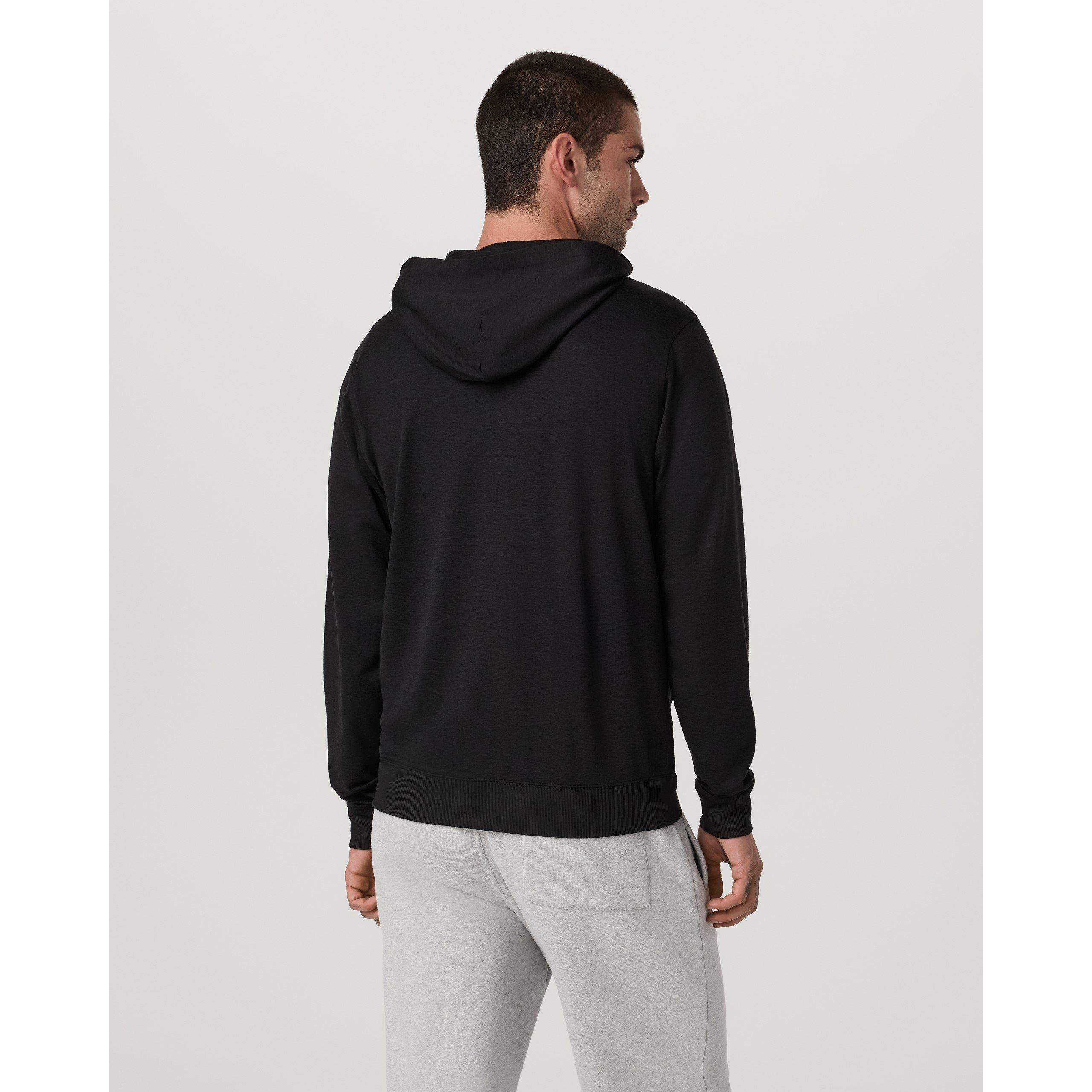Black Heather - Vuori - Men's Ponto Full Zip Performance Hoodie - 6