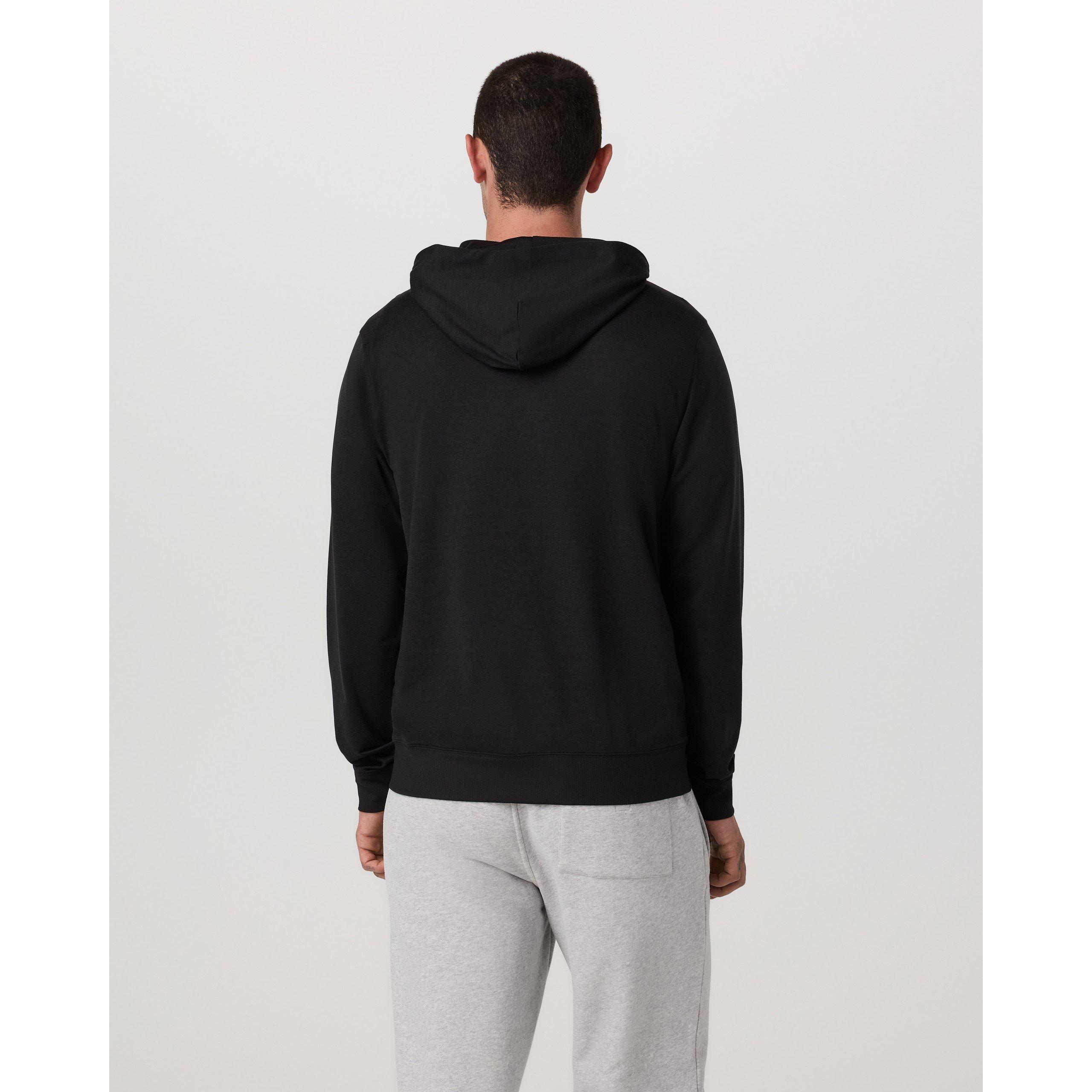 Black Heather - Vuori - Men's Ponto Full Zip Performance Hoodie - 7
