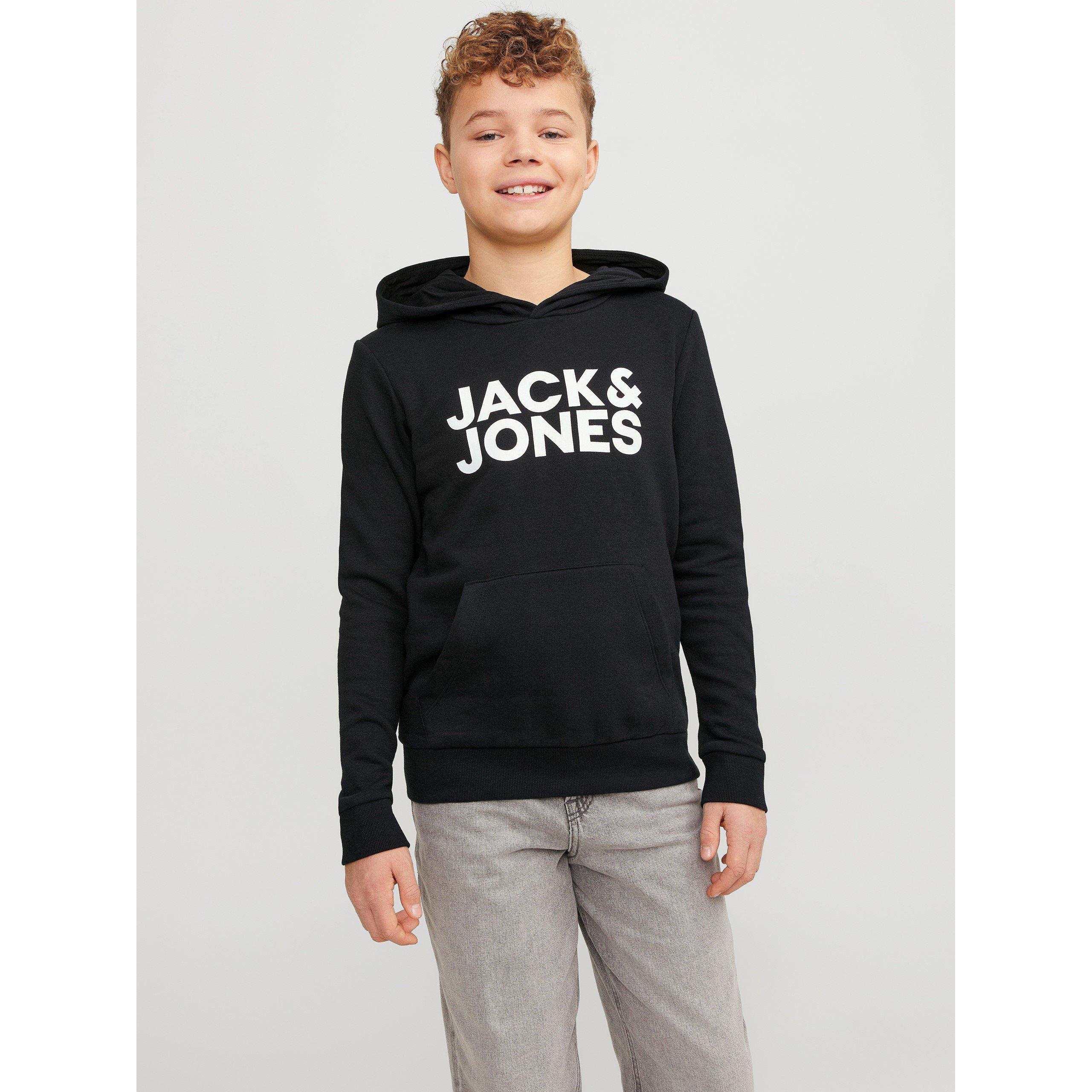 Jack And Jones Boys Kids' Bradley Hoodie - Black - 10 Years