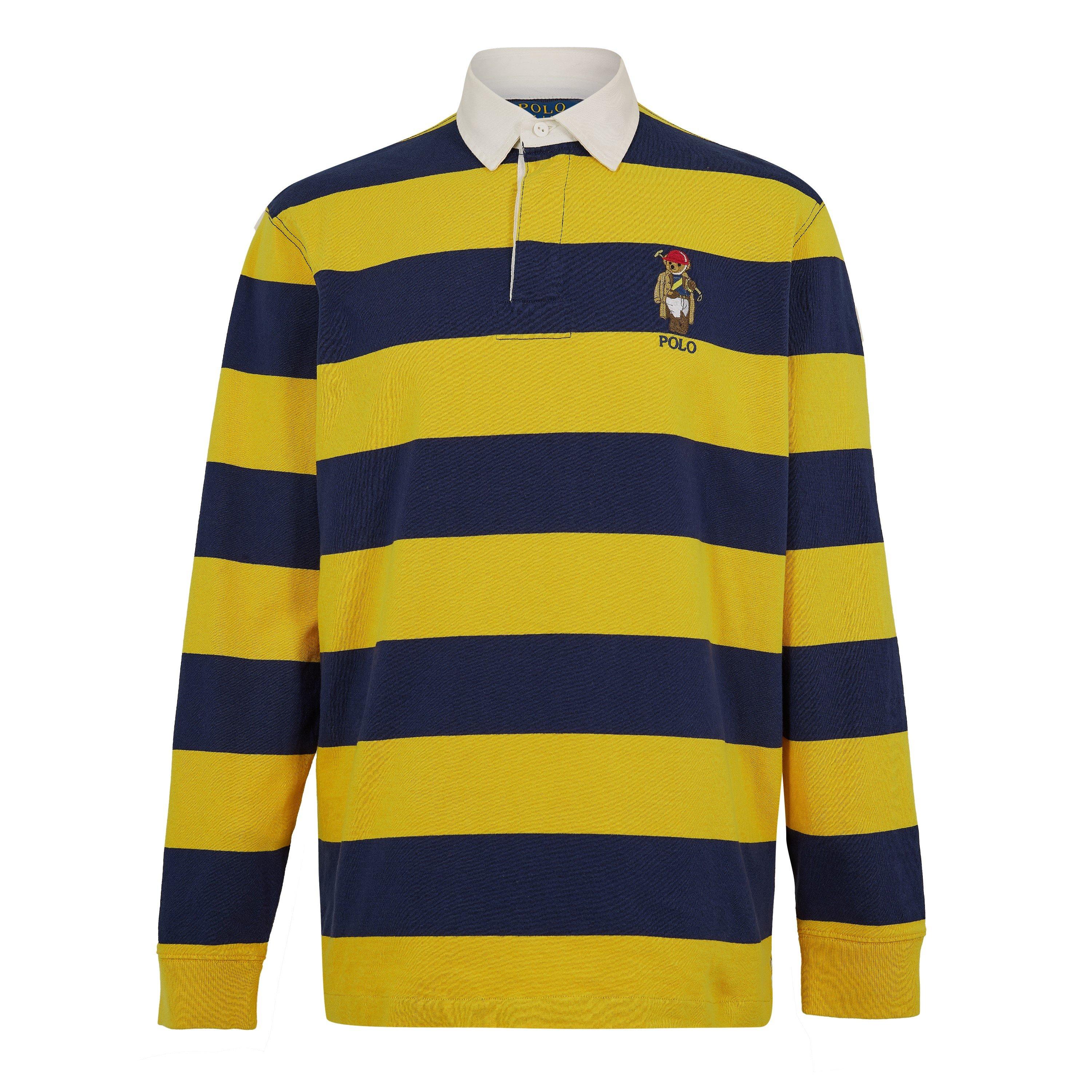 Navy/Yllw - Polo Ralph Lauren - Men's Rugby Shirt - 1