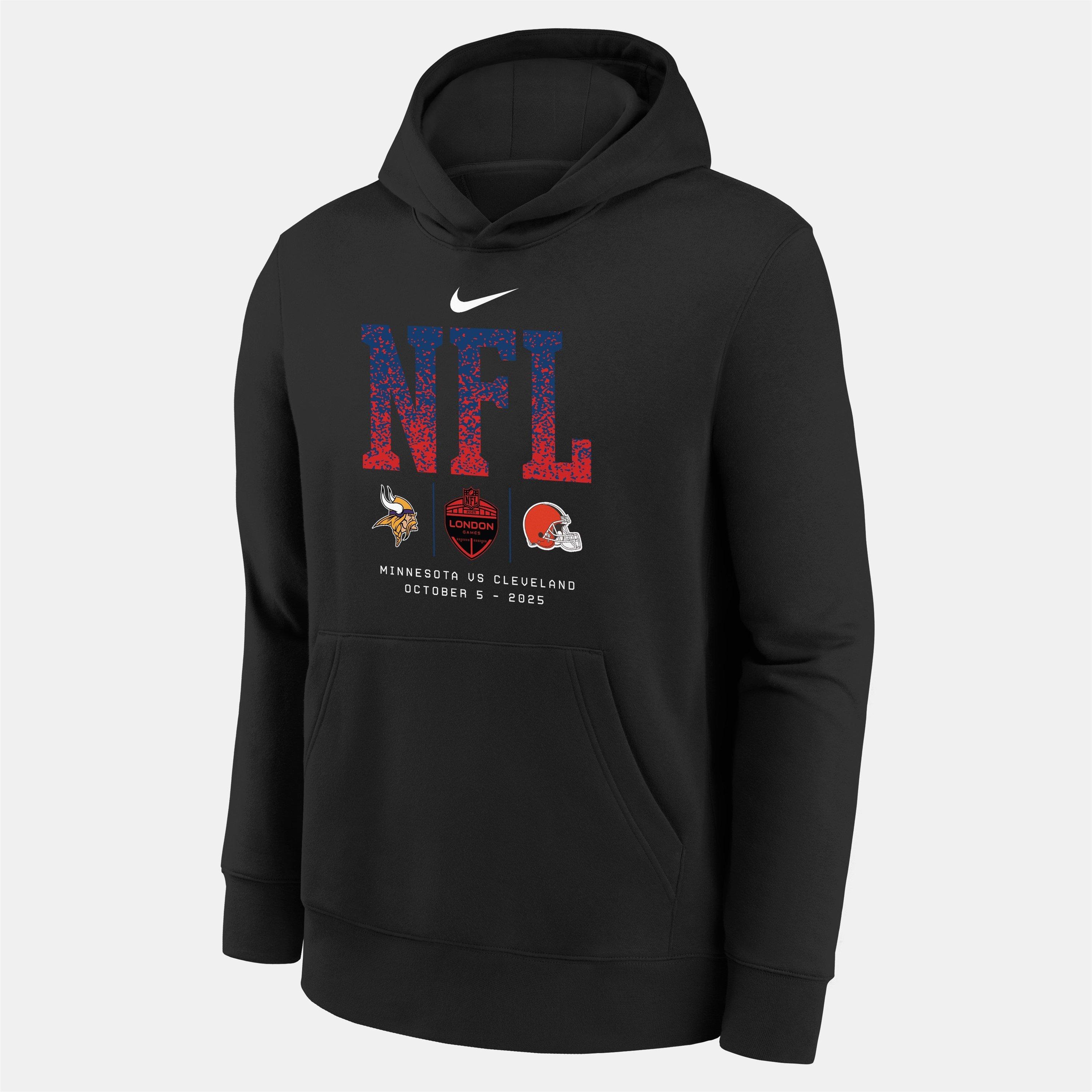 Viks vs Browns - Nike - NIKE NFL INTERNATIONAL GAMES SS HOODIE - 1