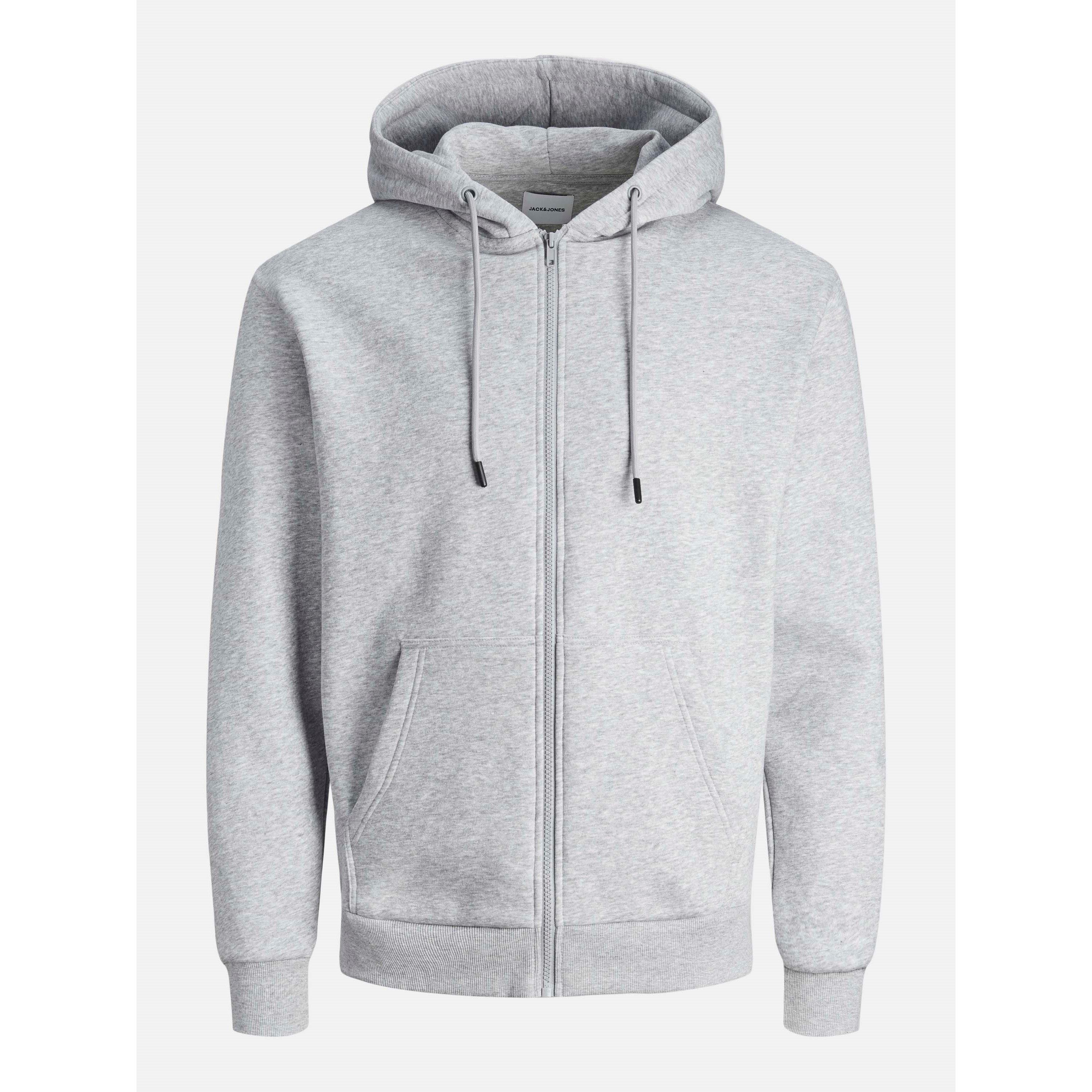 Grigio Melange Chiaro - Jack and Jones - Jack Bradley Sweat Z Sn63 - 1