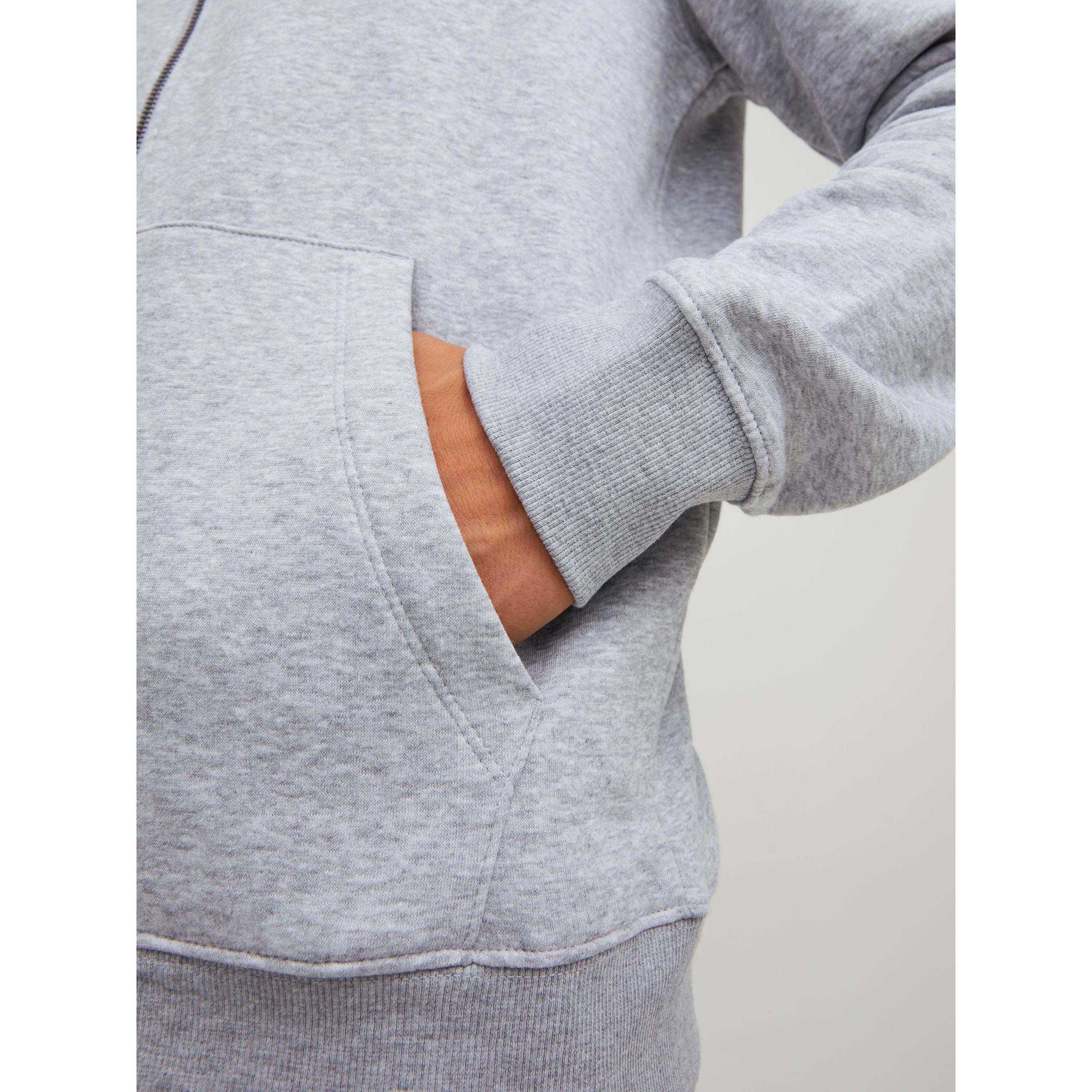 Grigio Melange Chiaro - Jack and Jones - Jack Bradley Sweat Z Sn63 - 5