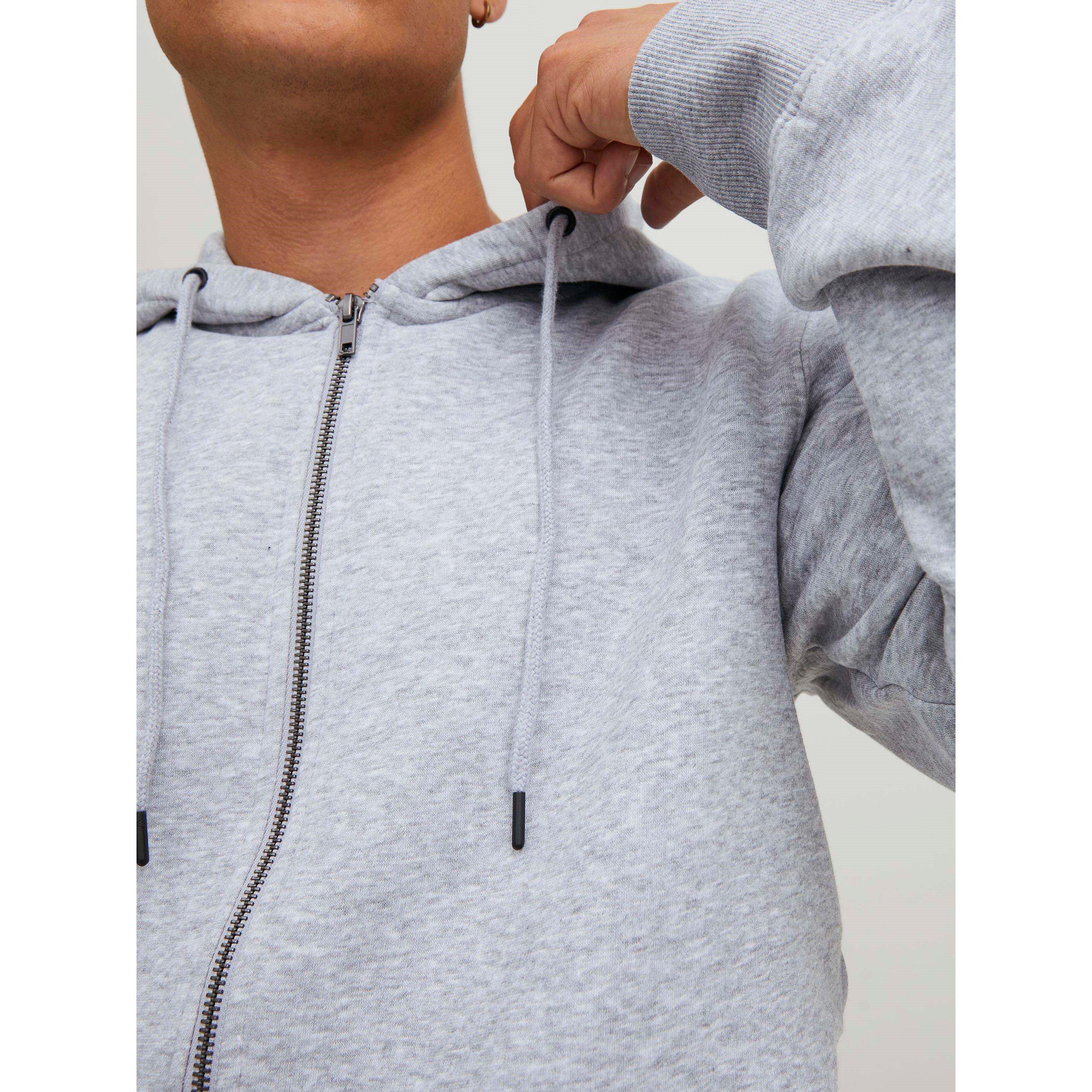 Grigio Melange Chiaro - Jack and Jones - Jack Bradley Sweat Z Sn63 - 6