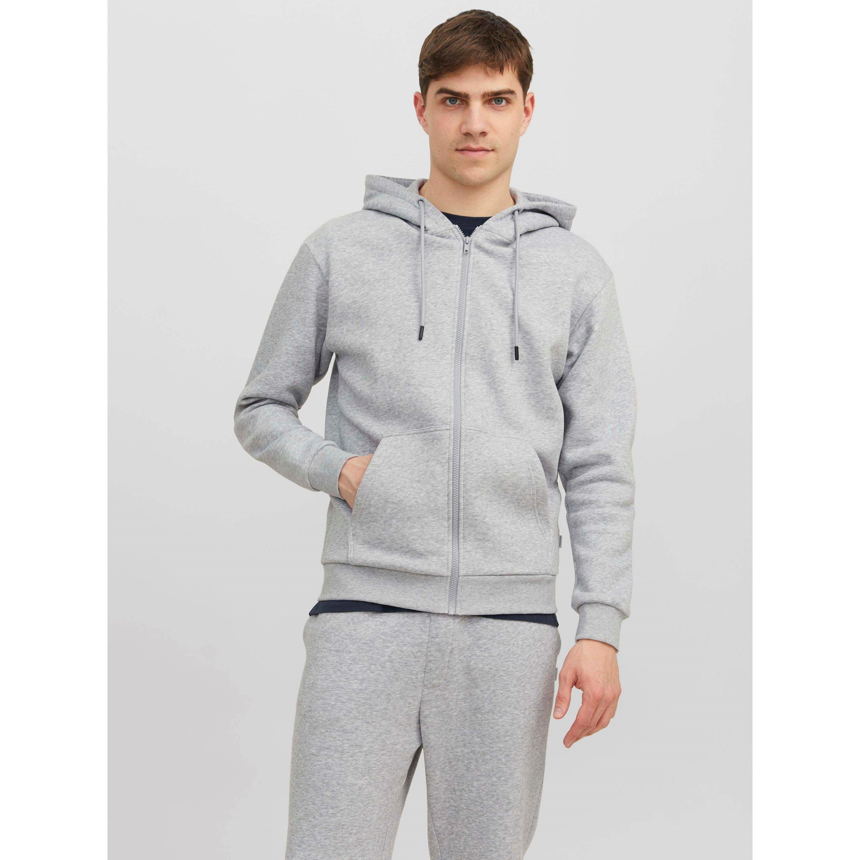 Grigio Melange Chiaro - Jack and Jones - Jack Bradley Sweat Z Sn63 - 7