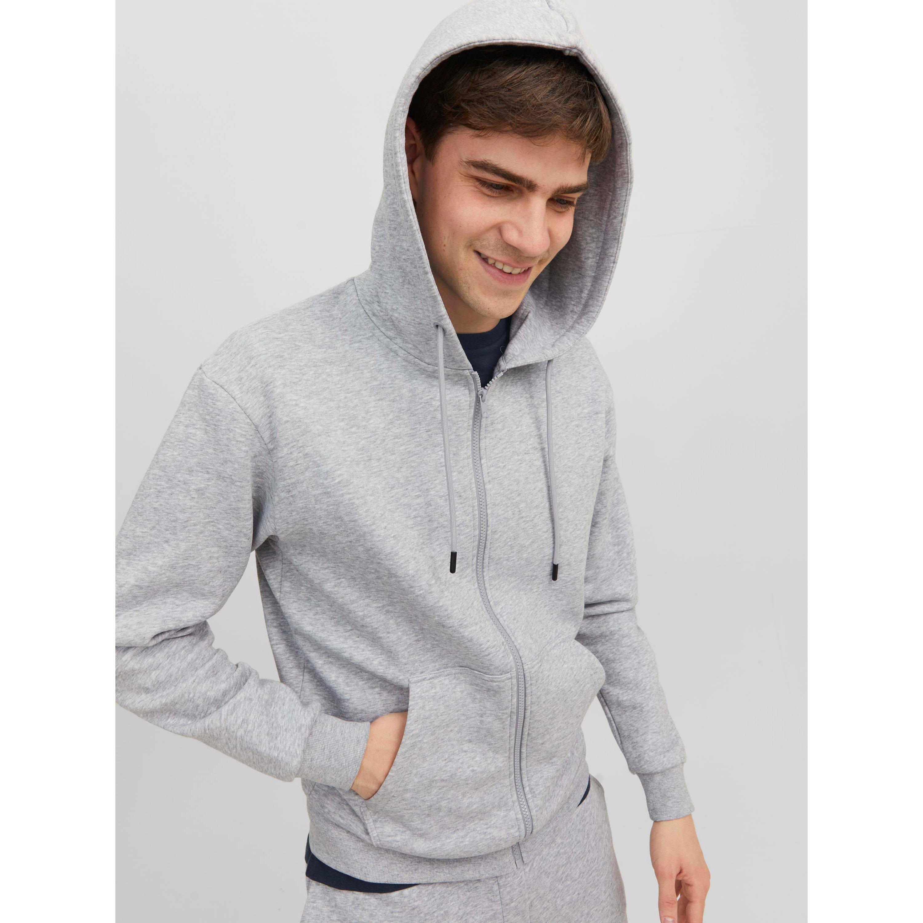 Grigio Melange Chiaro - Jack and Jones - Jack Bradley Sweat Z Sn63 - 8