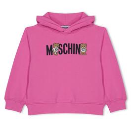 Moschino Teddy Bear Logo Print Hoodie Junior Girls