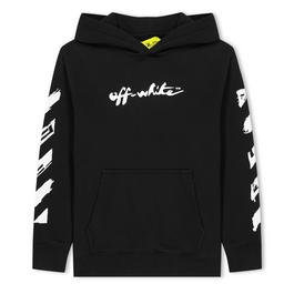 Off White Script Hoodie Juniors