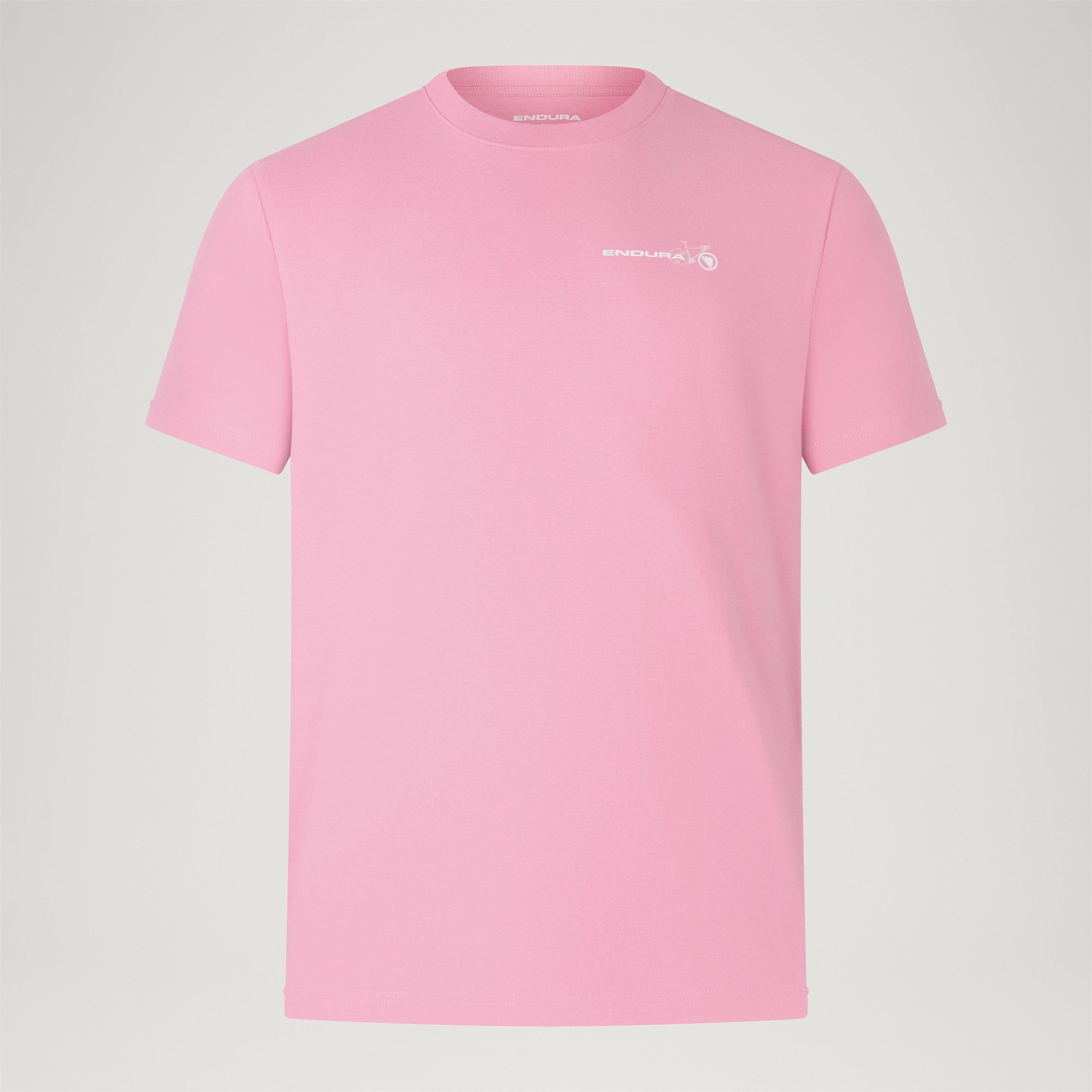Endura Men's Graphic Lifestyle T-Shirt - Pink Thift - XL