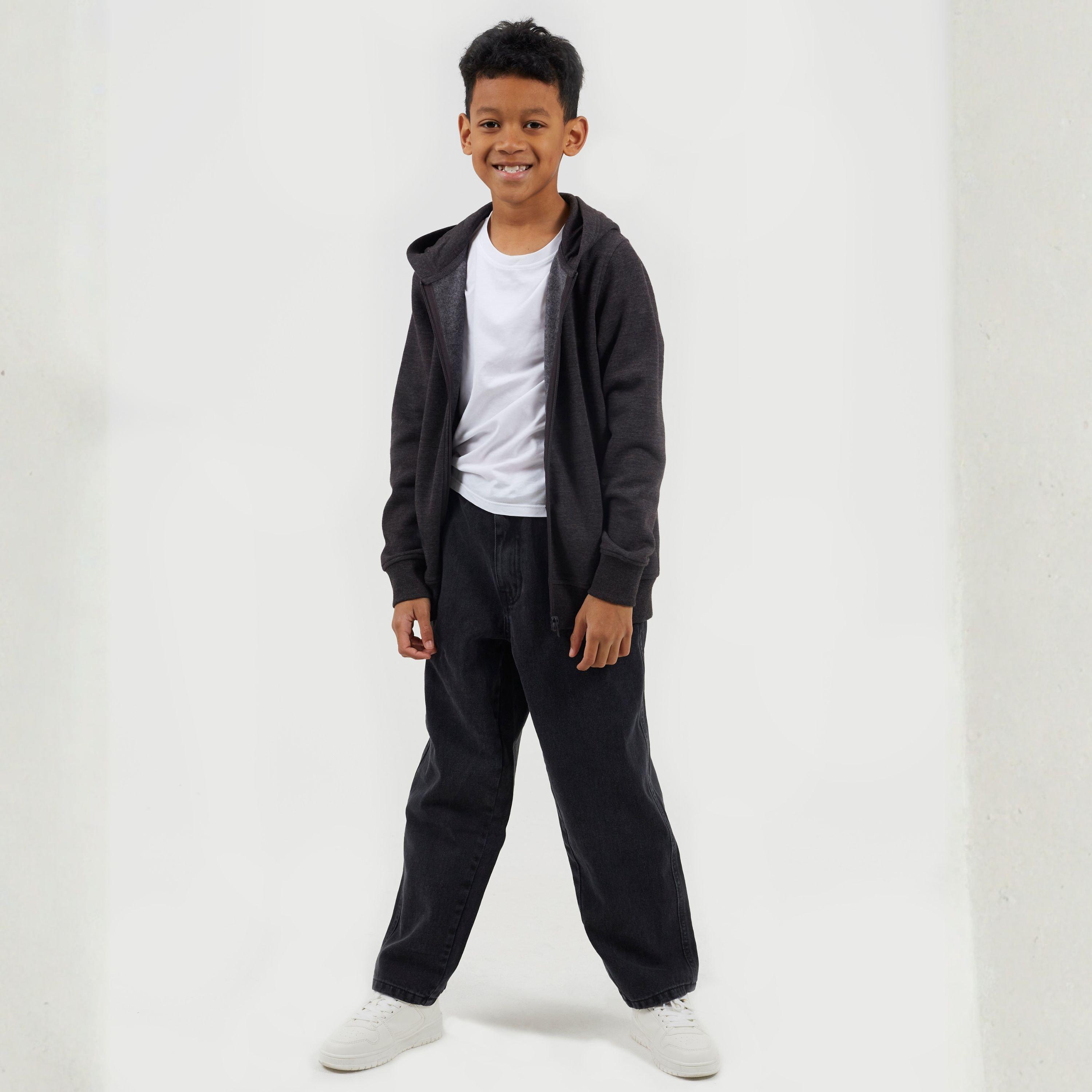 Mørk kulsort - Brave Soul - Fz Zip Hood Jn99 - 4