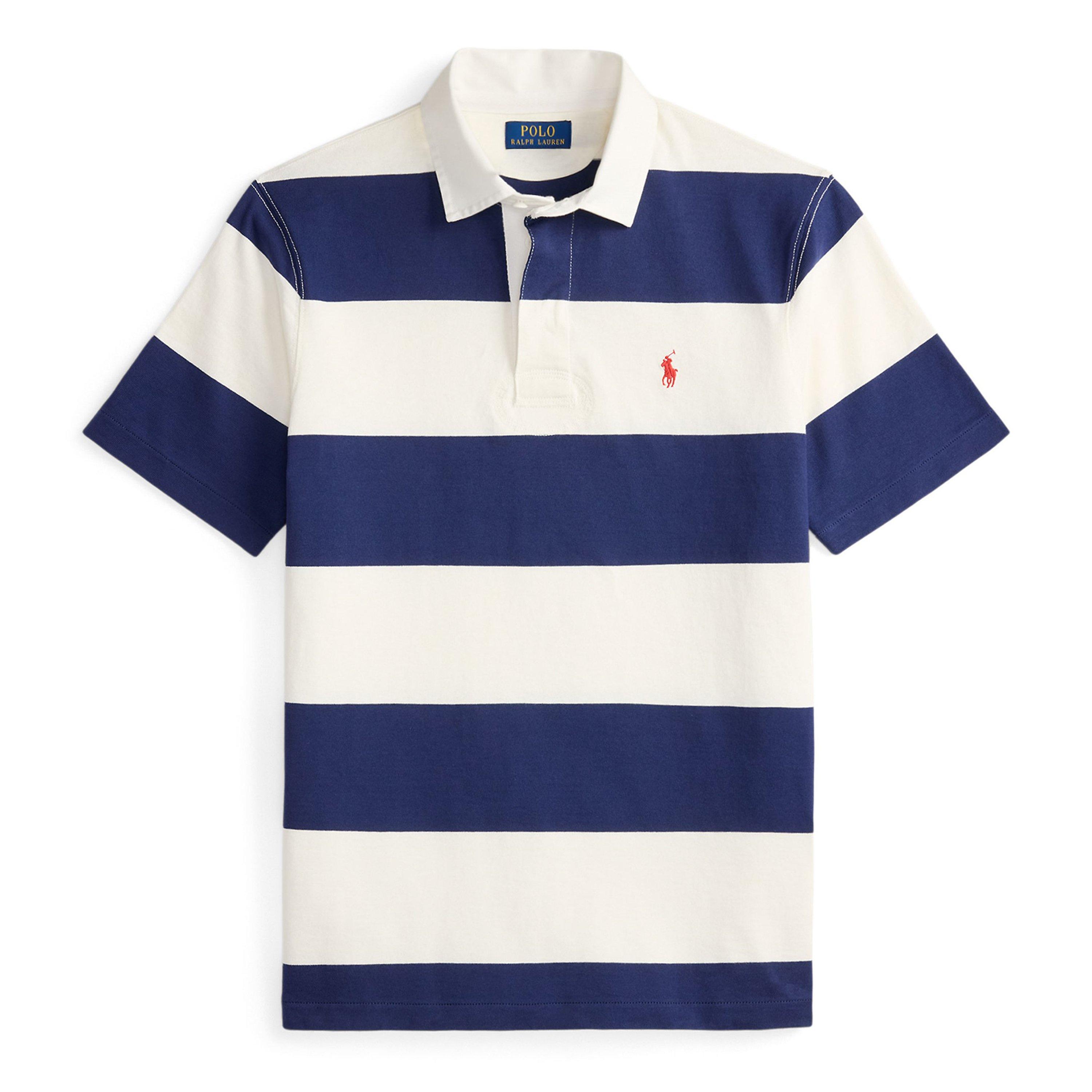 Navy/White - Polo Ralph Lauren - Men's Rugby Shirt - 1