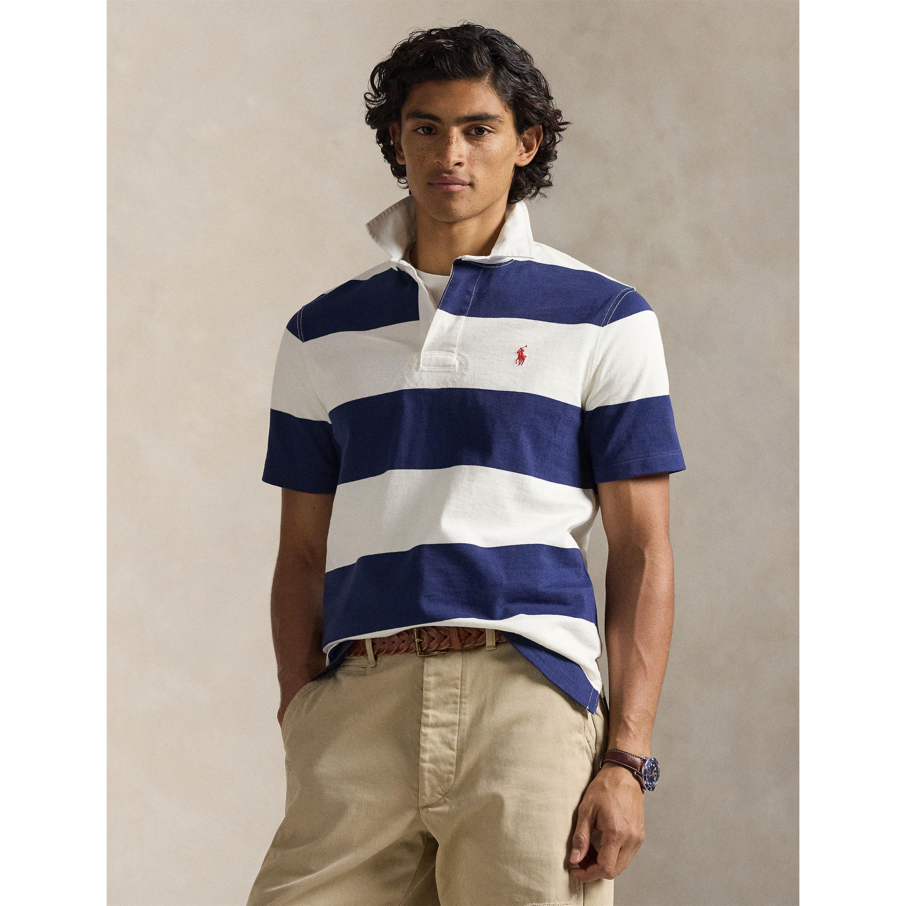 Navy/White - Polo Ralph Lauren - Men's Rugby Shirt - 2