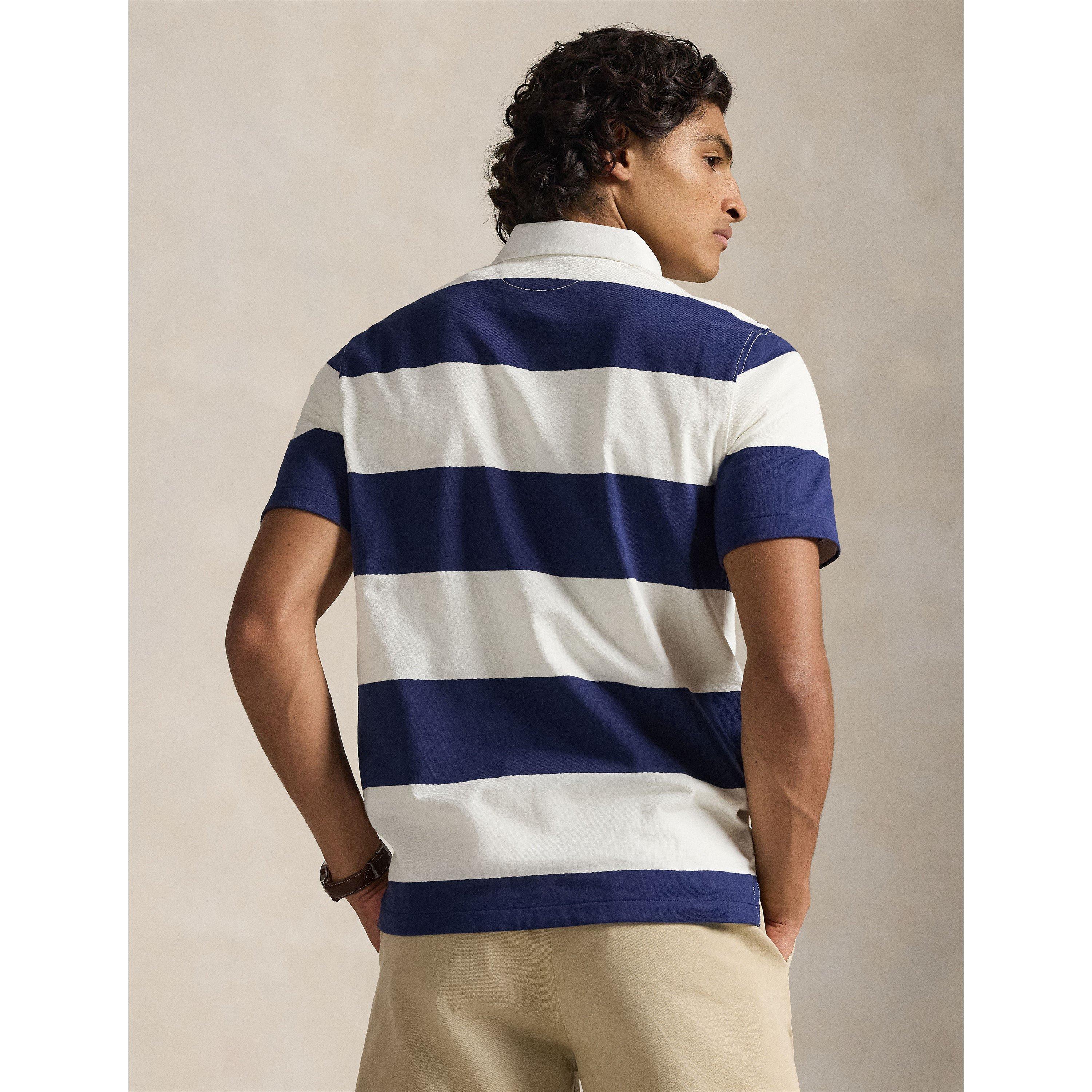 Navy/White - Polo Ralph Lauren - Men's Rugby Shirt - 3