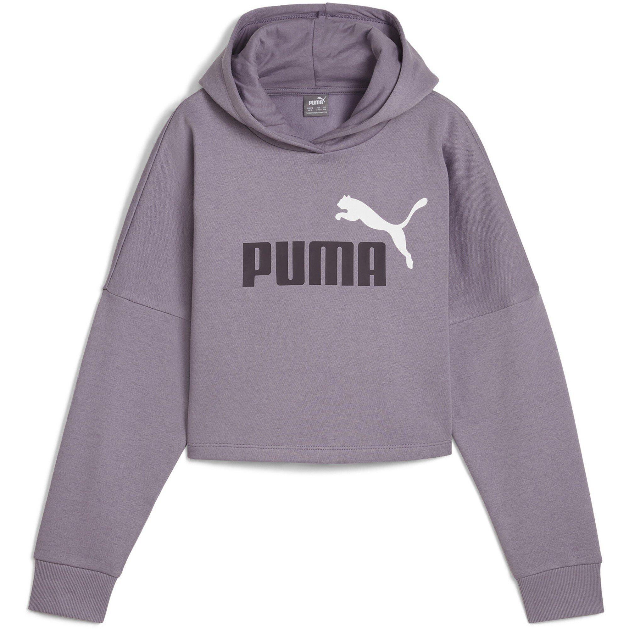 Puma  Kids Ess Logo Cropped Hoodie G Hoody - Paleplum - 7-8 (S)