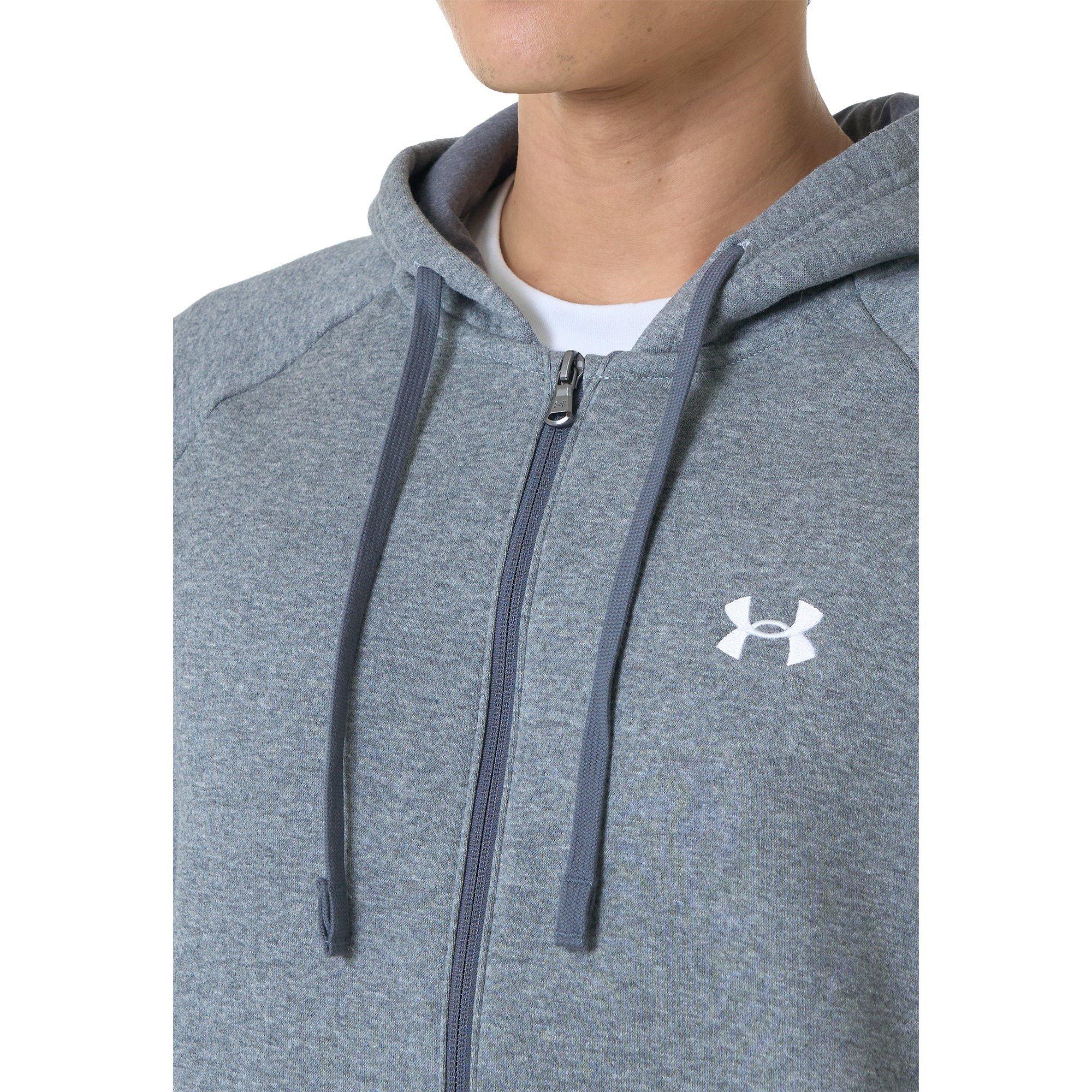 Carbon - Under Armour - UA Rival Fleece Full-Zip Hoodie Mens - 15