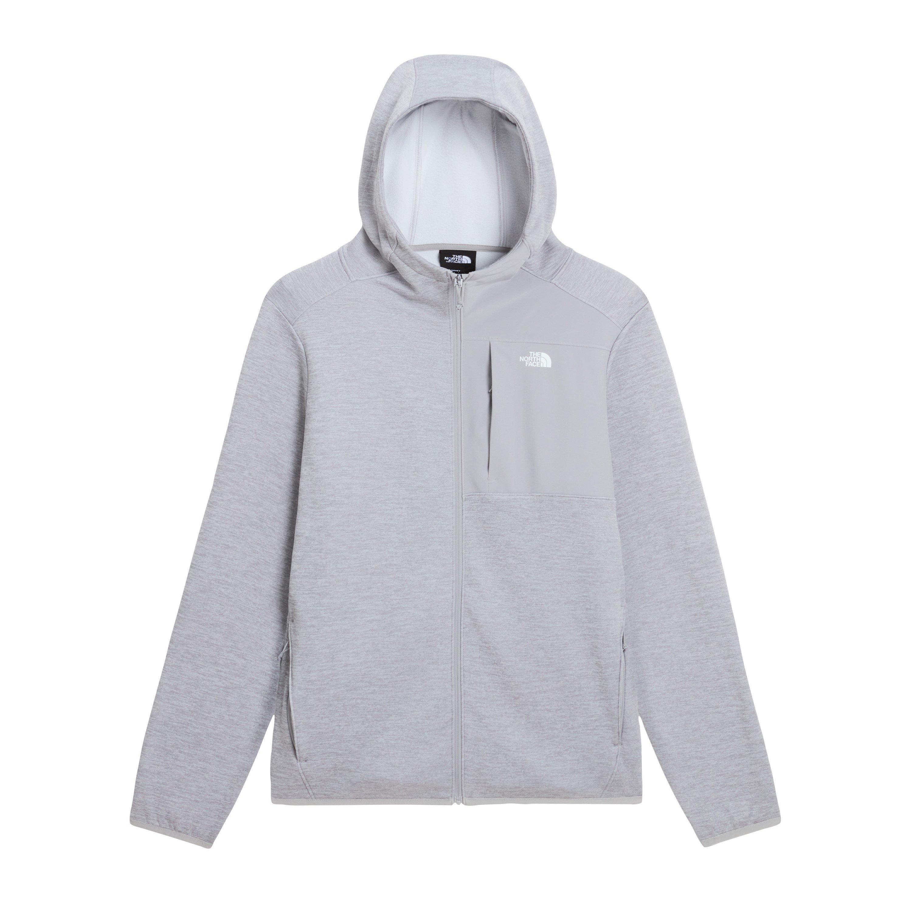 TNF Grey - The North Face - TNF Performance Tech Full Zip Hoodie Mens - 1