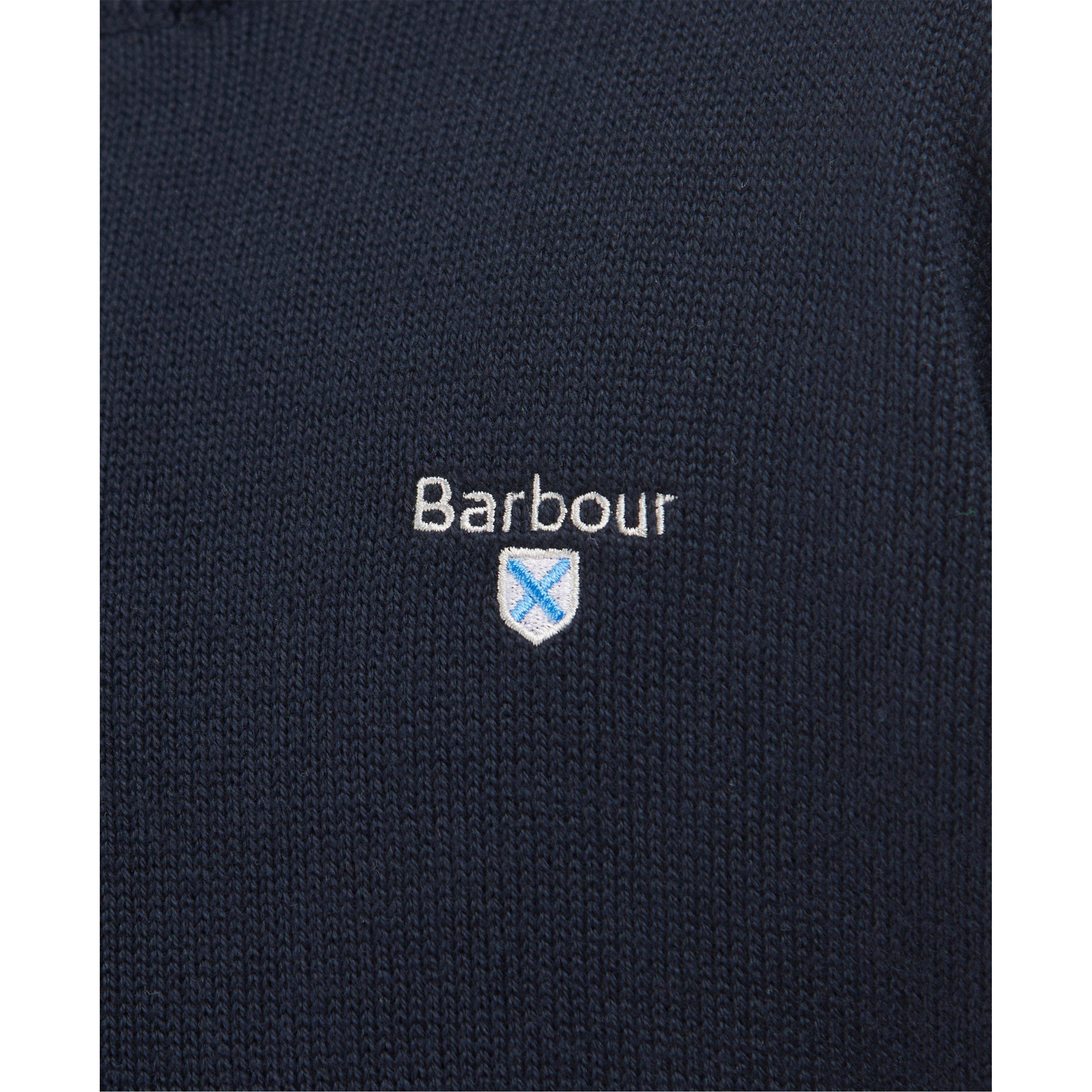 Navy NY91 - Barbour - Boys Cotton half Zip - 6
