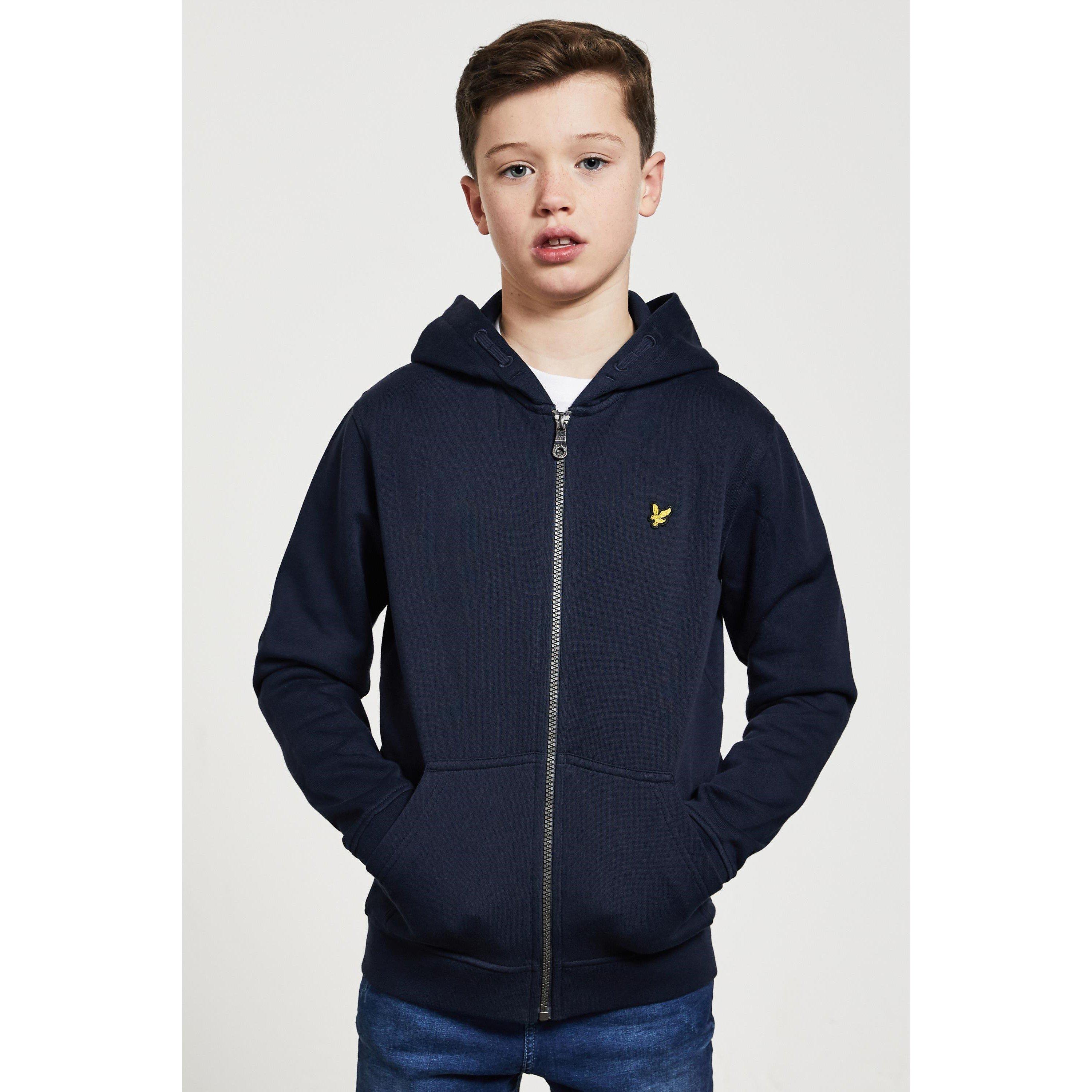 Marineblauw - Lyle and Scott - Classic Hoodie Juniors - 2