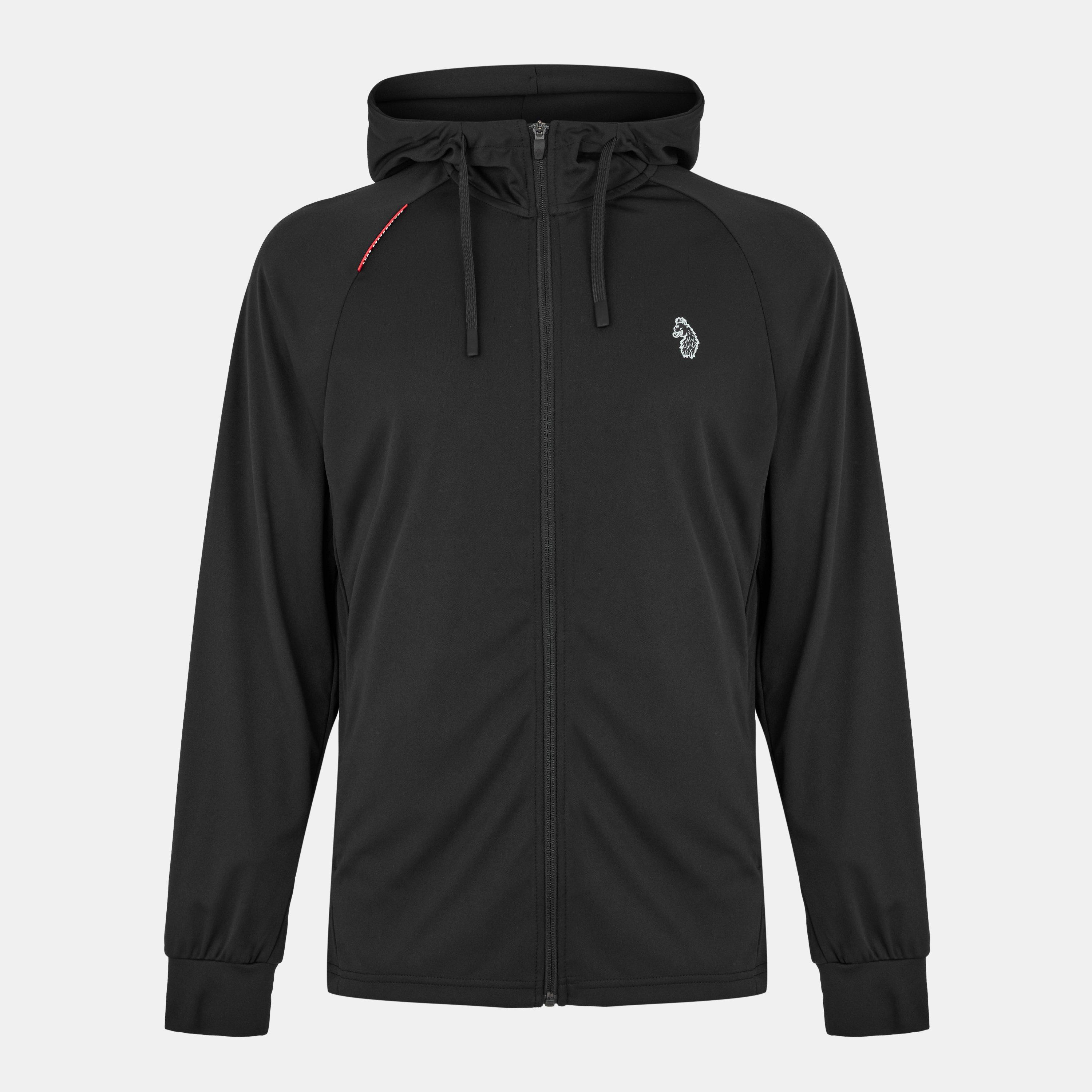 Jet Black - Luke - Men's Key Zip Hoodie - 1