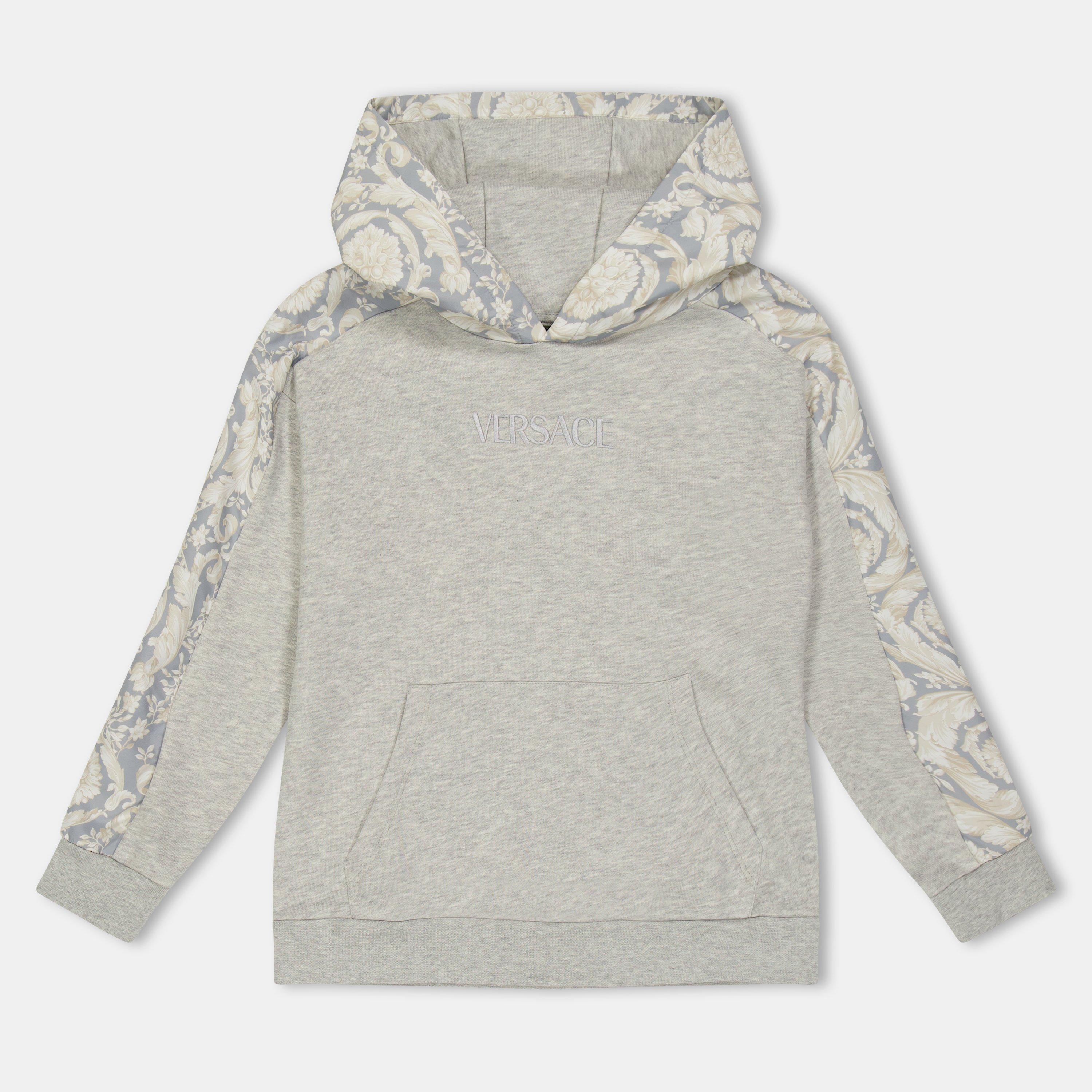 Grey 2EU80 - Versace - Kids' Borroco Pull Over Hoodie - 1