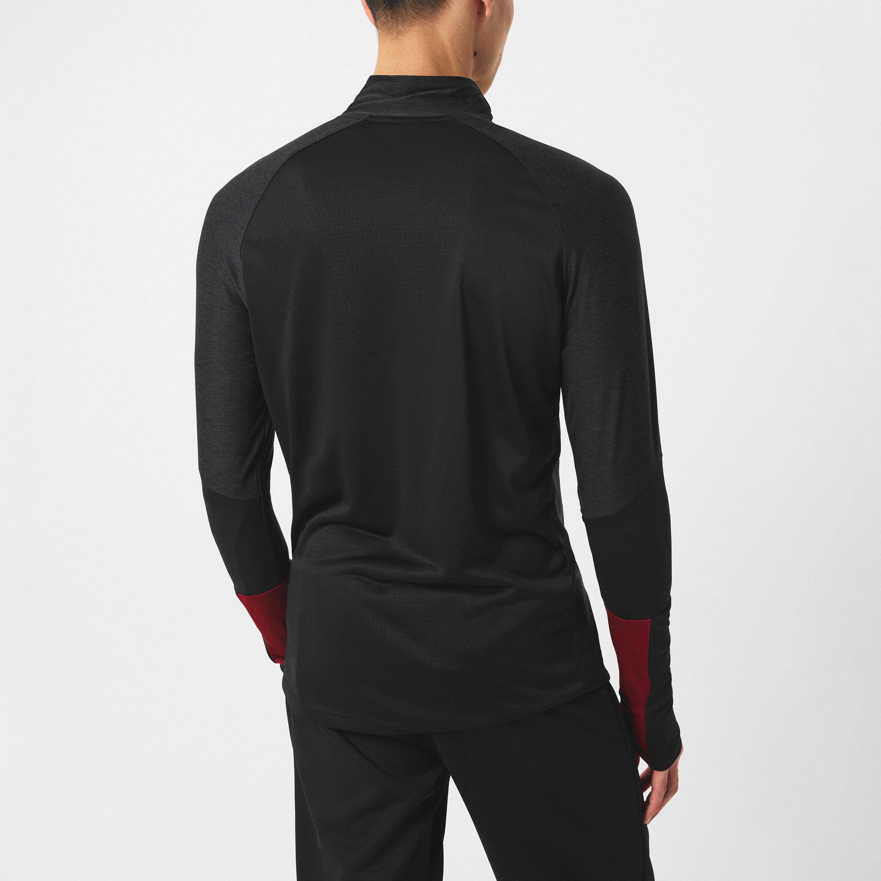 Zwart/Rood - Umbro - Pro Zipped Performance Hoodie - 4