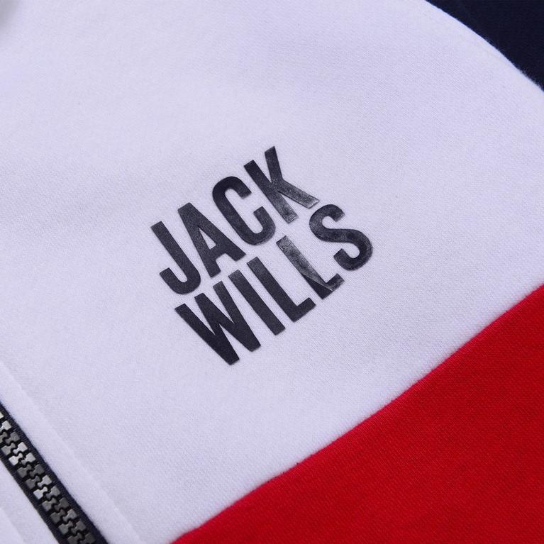 Rouge/Blanc/Marine - Jack Wills - pinstripe button-up shirt Weiß - 3