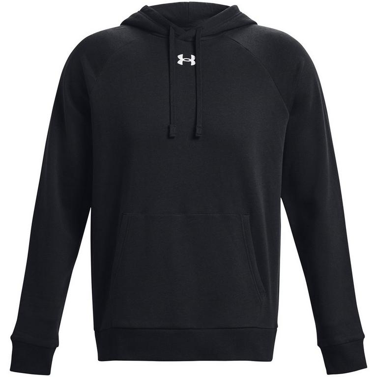 Schwarz - Under Armour - Under Rival Fitted OTH Hoodie Mens - 1