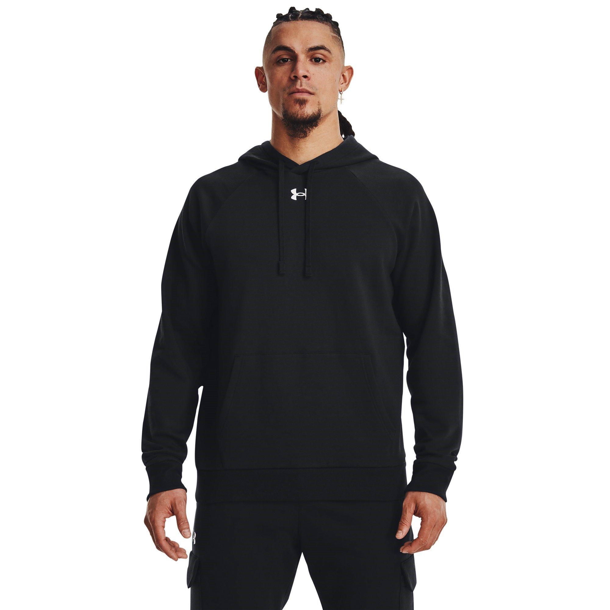 Black - Under Armour - Fleece Hoodie Men's - 3