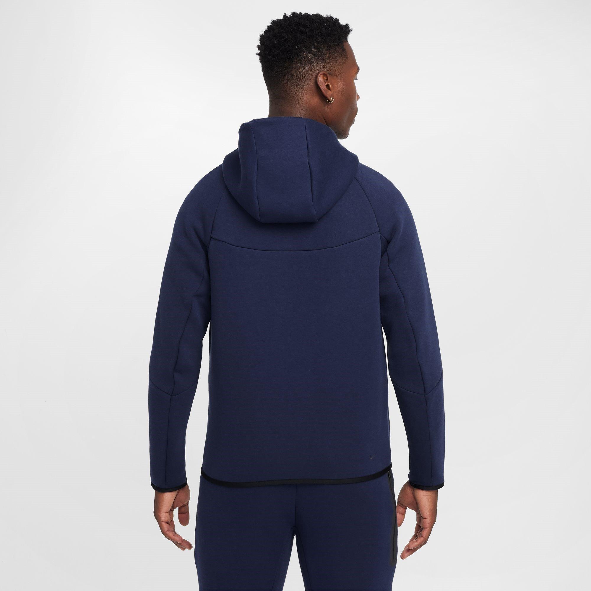 OBSIDIAN/BLACK - Nike - Men's Tech Fleece Zip Hoodie - 2