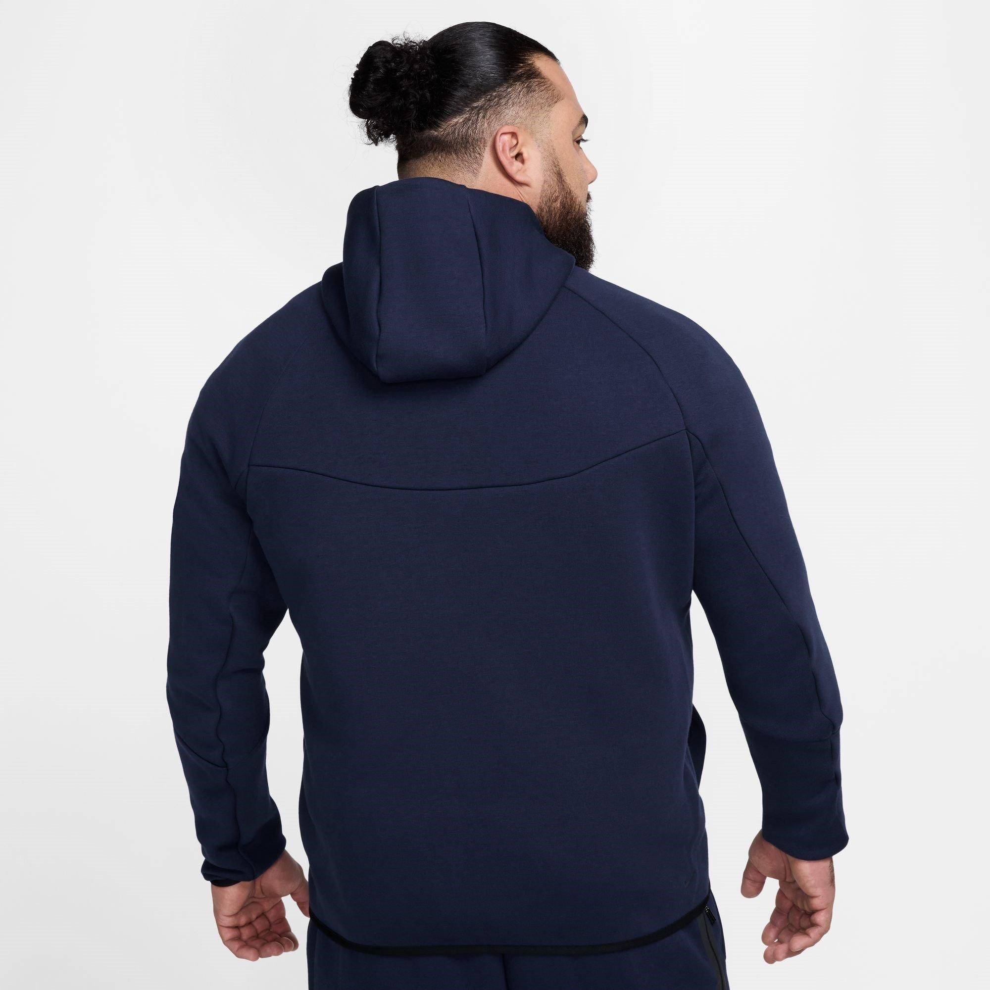 OBSIDIAN/BLACK - Nike - Men's Tech Fleece Zip Hoodie - 12