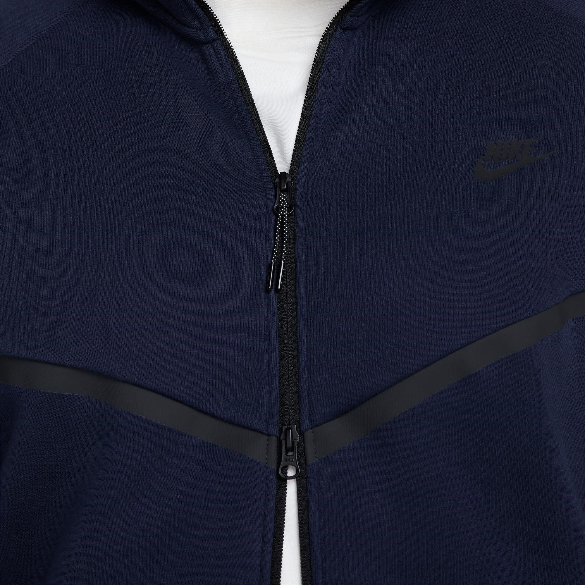 OBSIDIAN/BLACK - Nike - Men's Tech Fleece Zip Hoodie - 15