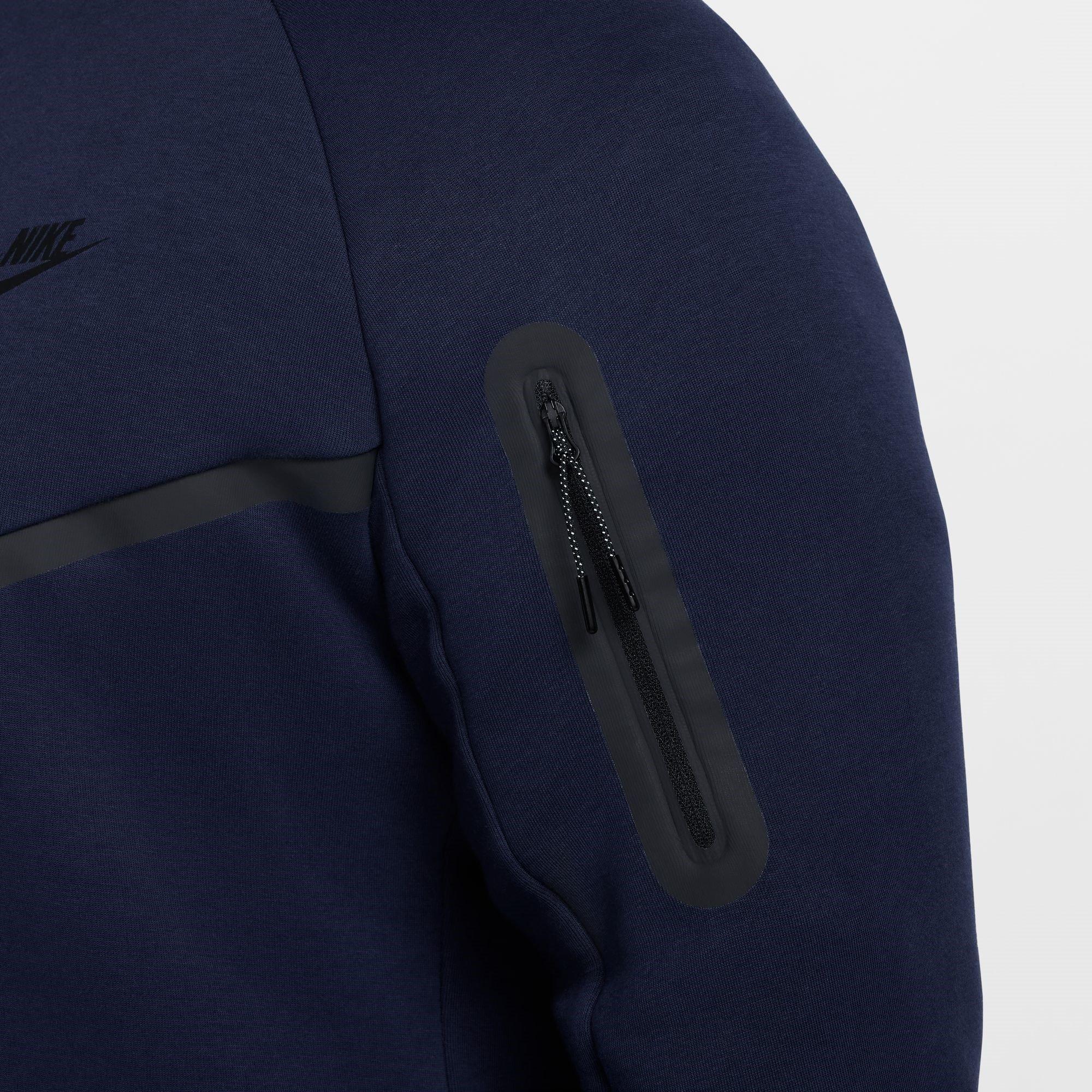 OBSIDIAN/BLACK - Nike - Men's Tech Fleece Zip Hoodie - 16