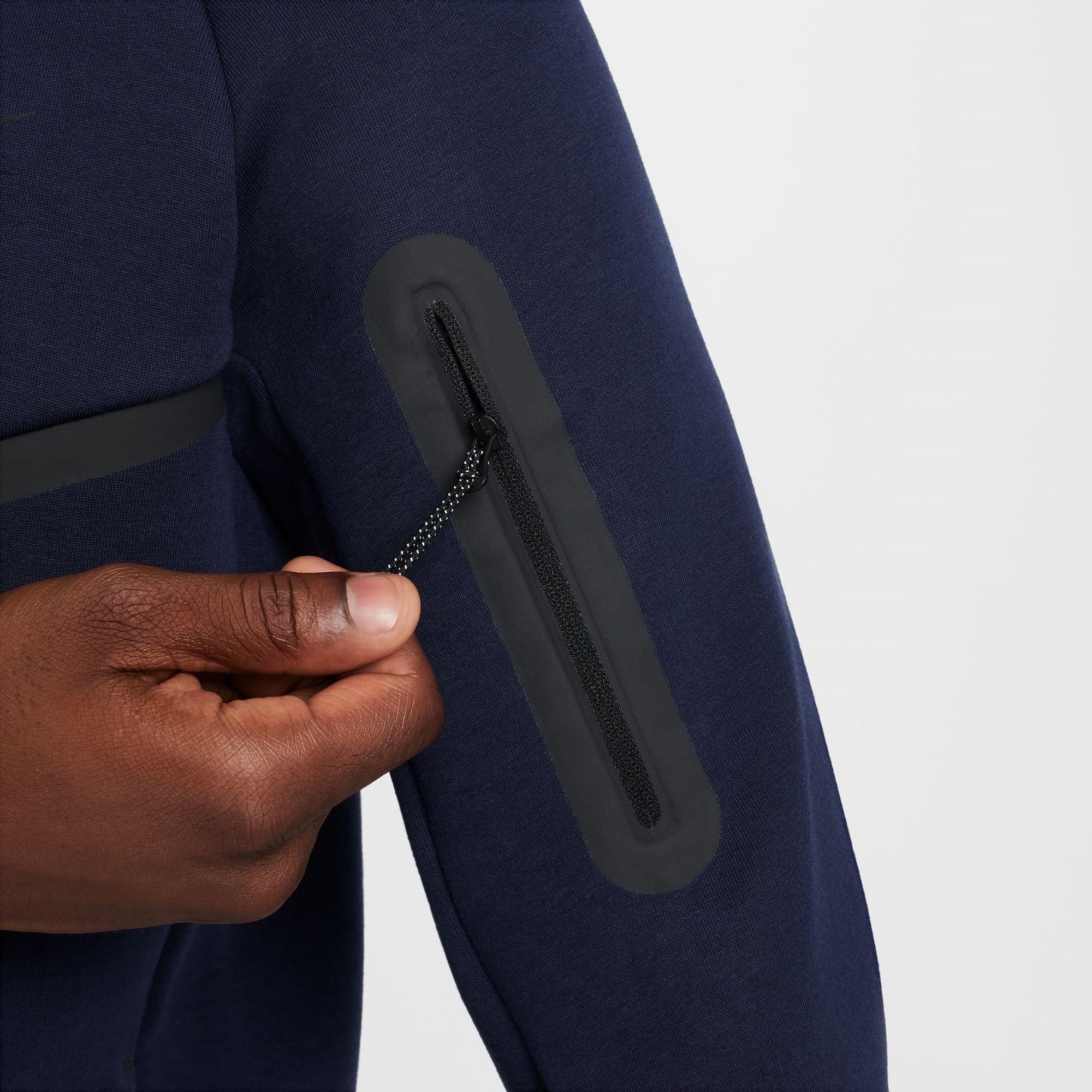 OBSIDIAN/BLACK - Nike - Men's Tech Fleece Zip Hoodie - 5