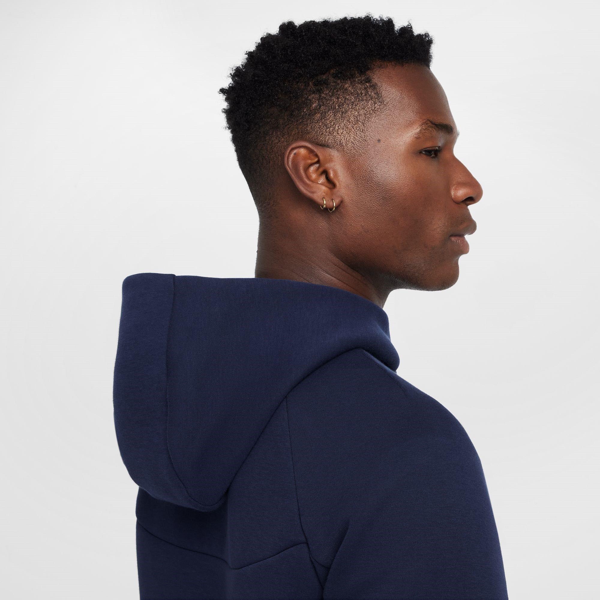 OBSIDIAN/BLACK - Nike - Men's Tech Fleece Zip Hoodie - 9