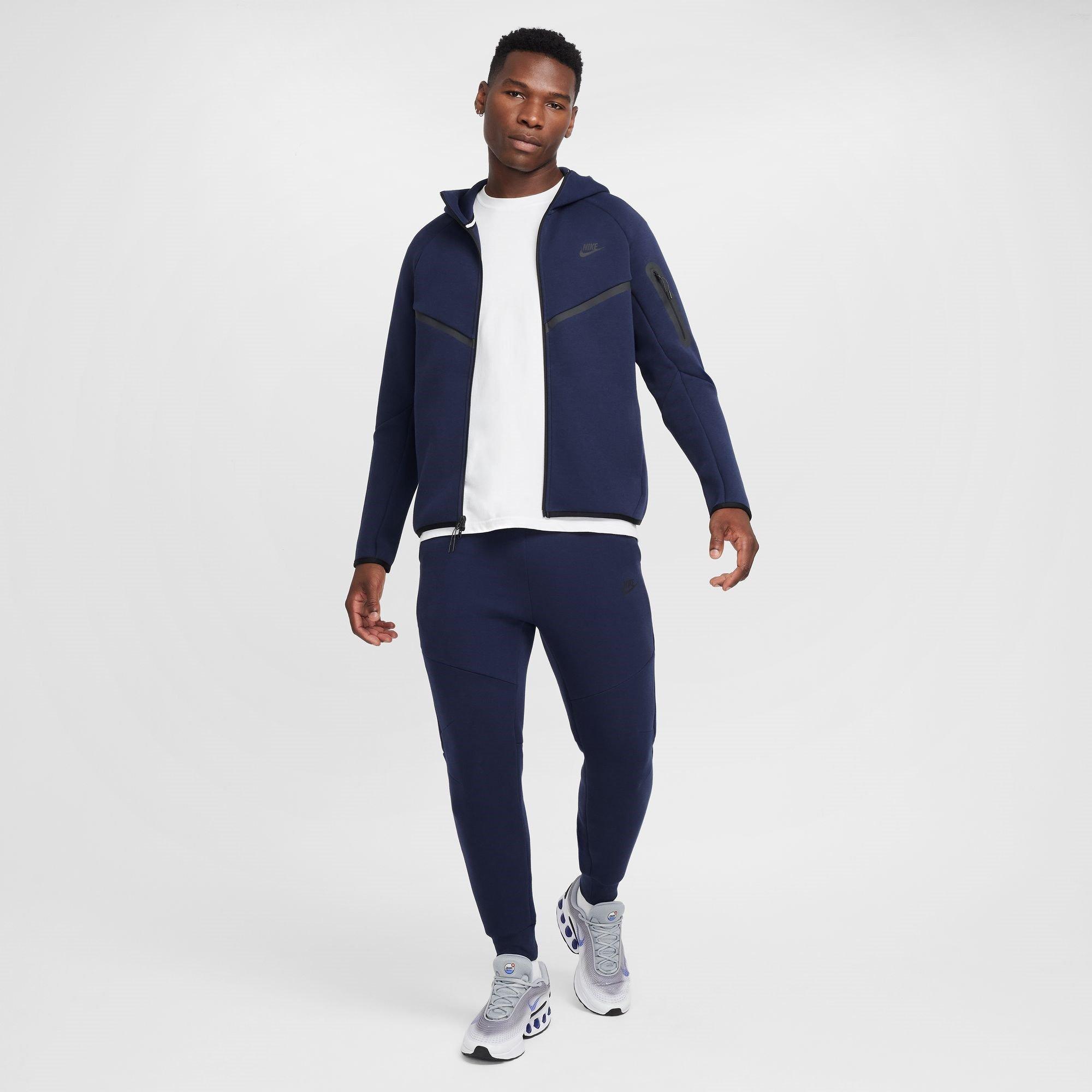 OBSIDIAN/BLACK - Nike - Men's Tech Fleece Zip Hoodie - 10
