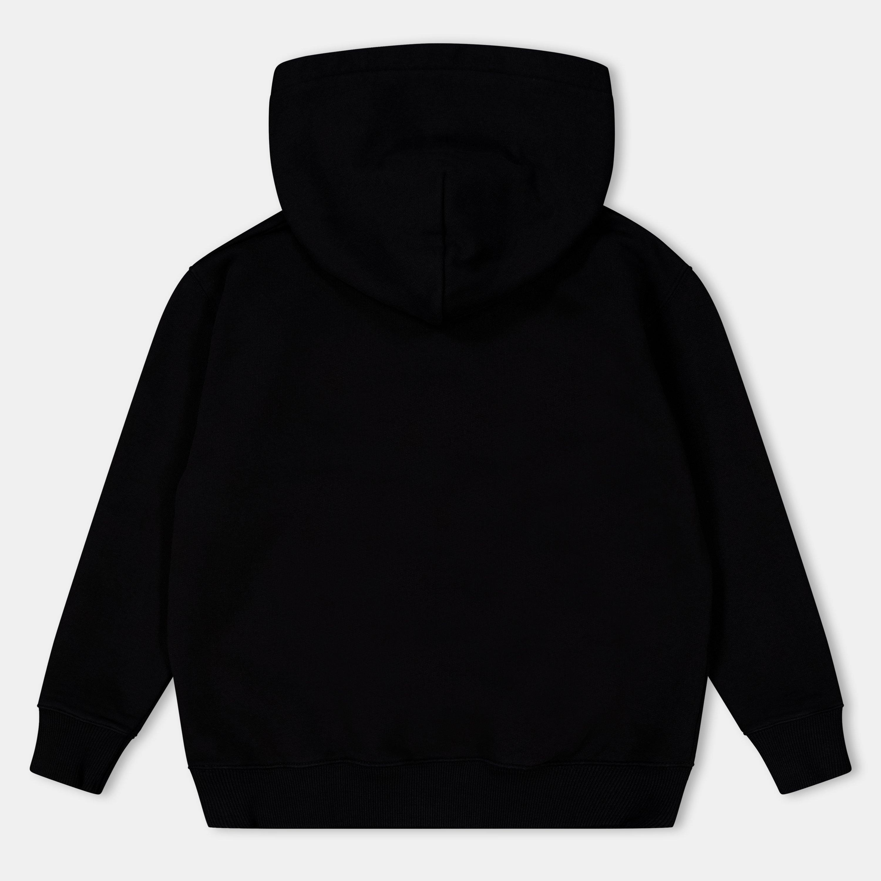 Crno/Plavo - Off White - Kids Hoodie - 2