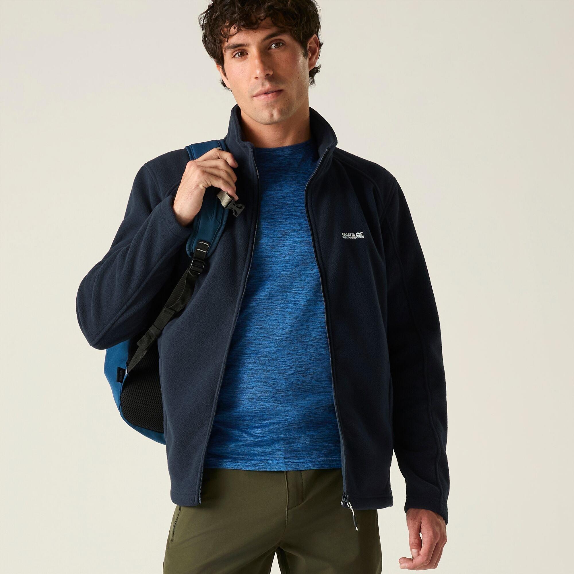 Navy(Navy) - Regatta - Hedman II Full Zip Fleece Jacket - 4