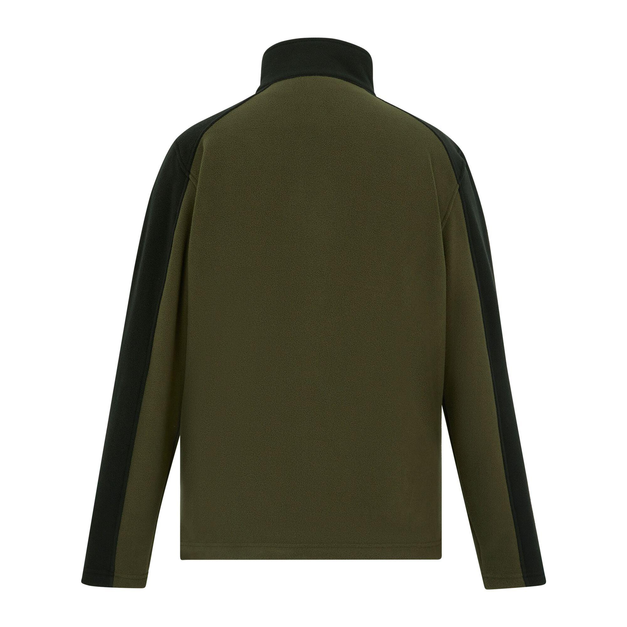 Dkkhaki/Blac - Regatta - Hedman II Full Zip Fleece Jacket - 2