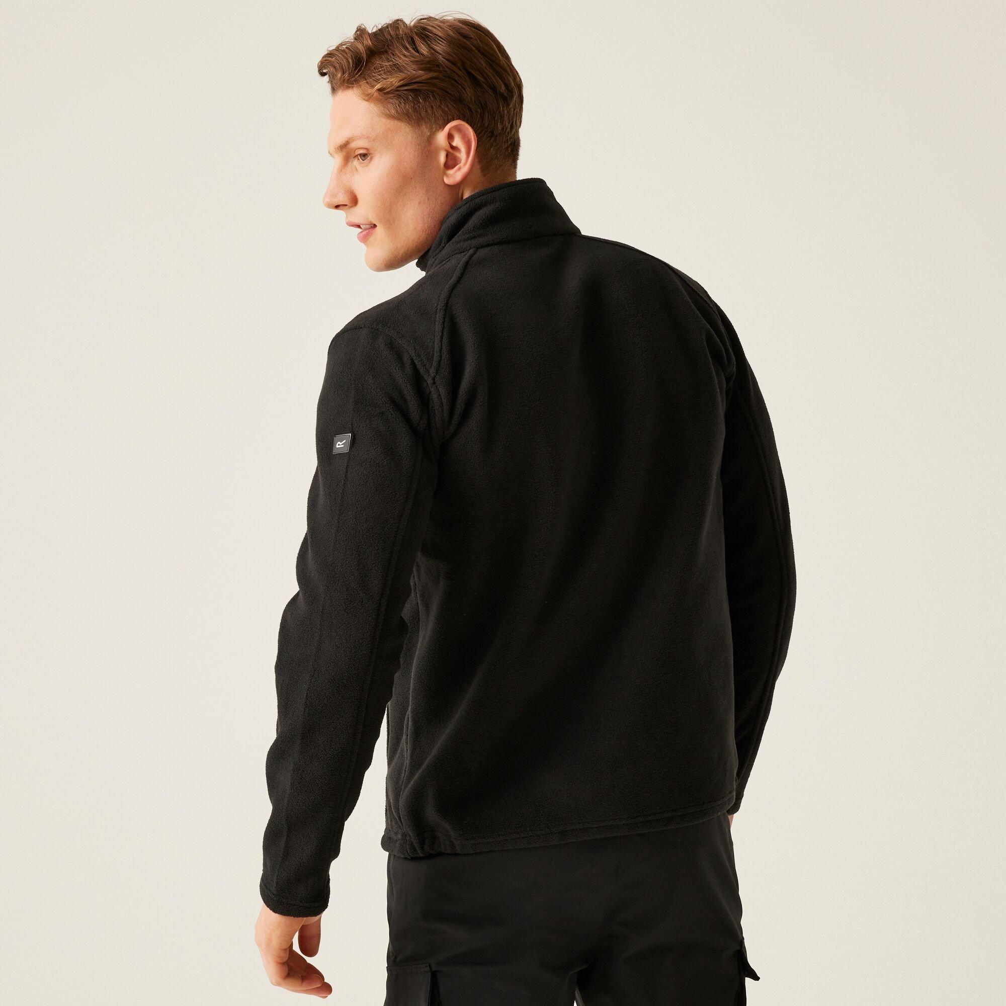 Black(Black) - Regatta - Hedman II Full Zip Fleece Jacket - 2